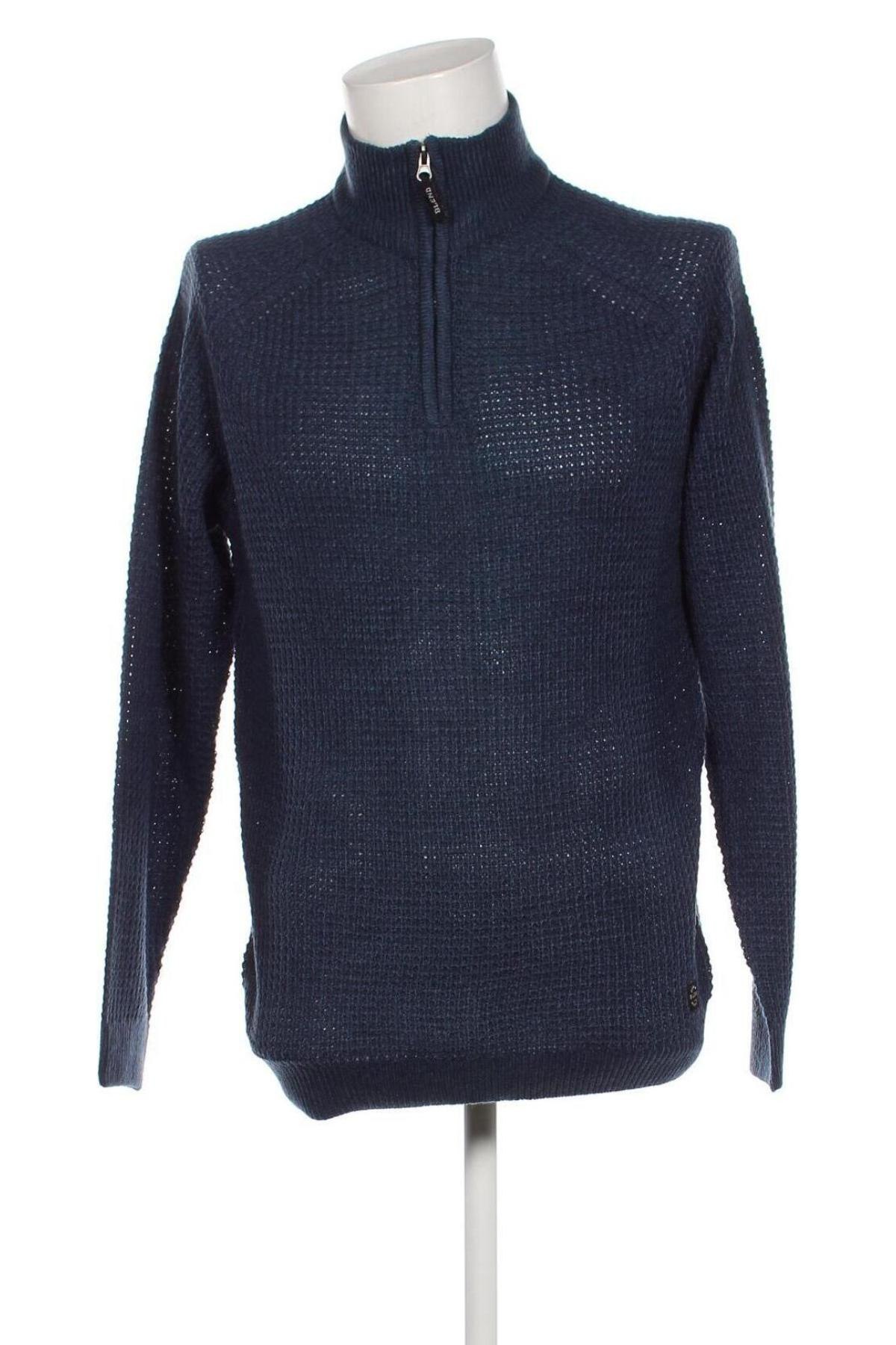 Мъжки пуловер Blend, Размер L, Цвят Син, Цена 41,04 лв.