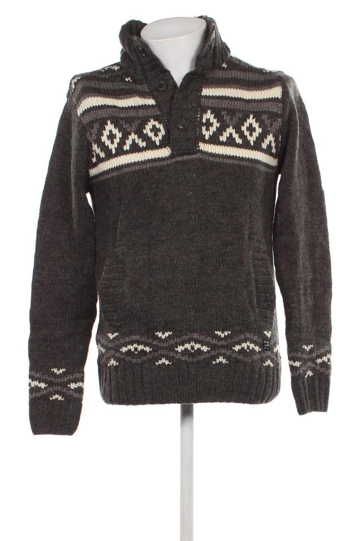 Мъжки пуловер Blend, Размер M, Цвят Сив, Цена 11,52 лв.