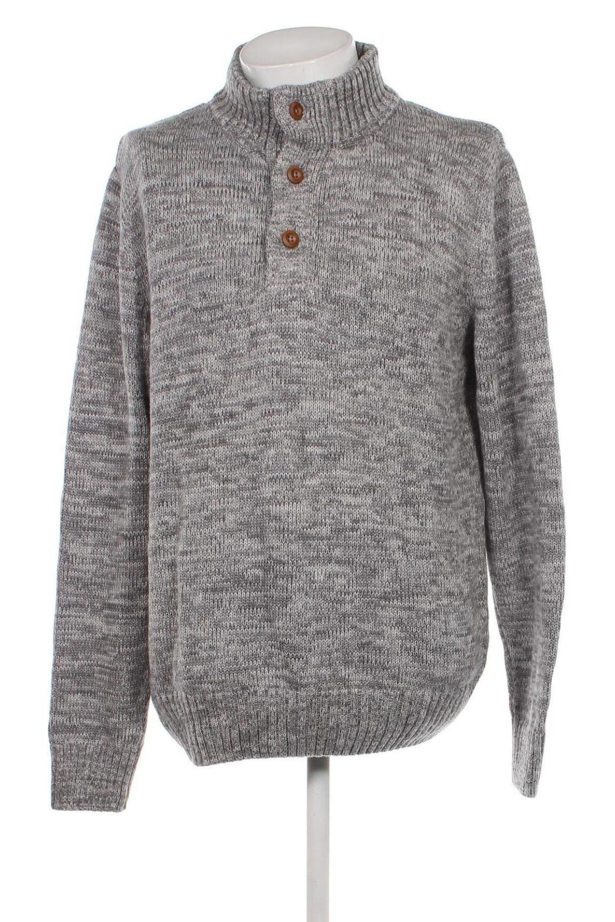 Мъжки пуловер Eddie Bauer, Размер XL, Цвят Сив, Цена 11,00 лв.