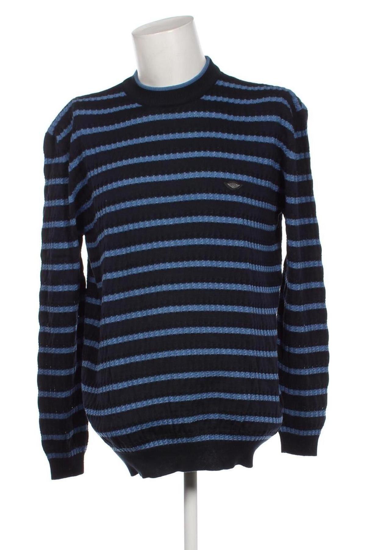 Ανδρικό πουλόβερ Gabbiano, Μέγεθος XXL, Χρώμα Μπλέ, Τιμή 9,28 €