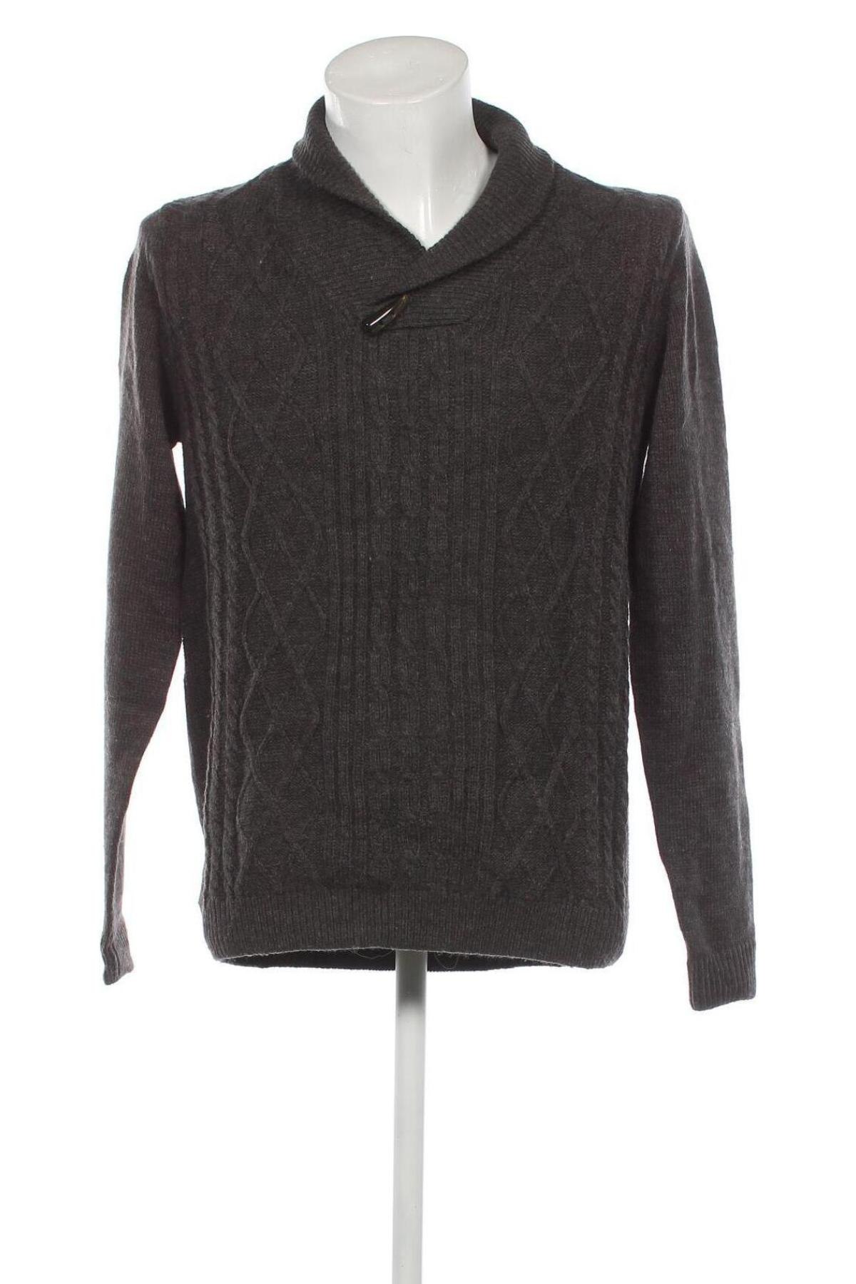 Ανδρικό πουλόβερ In Extenso, Μέγεθος L, Χρώμα Γκρί, Τιμή 8,97 €