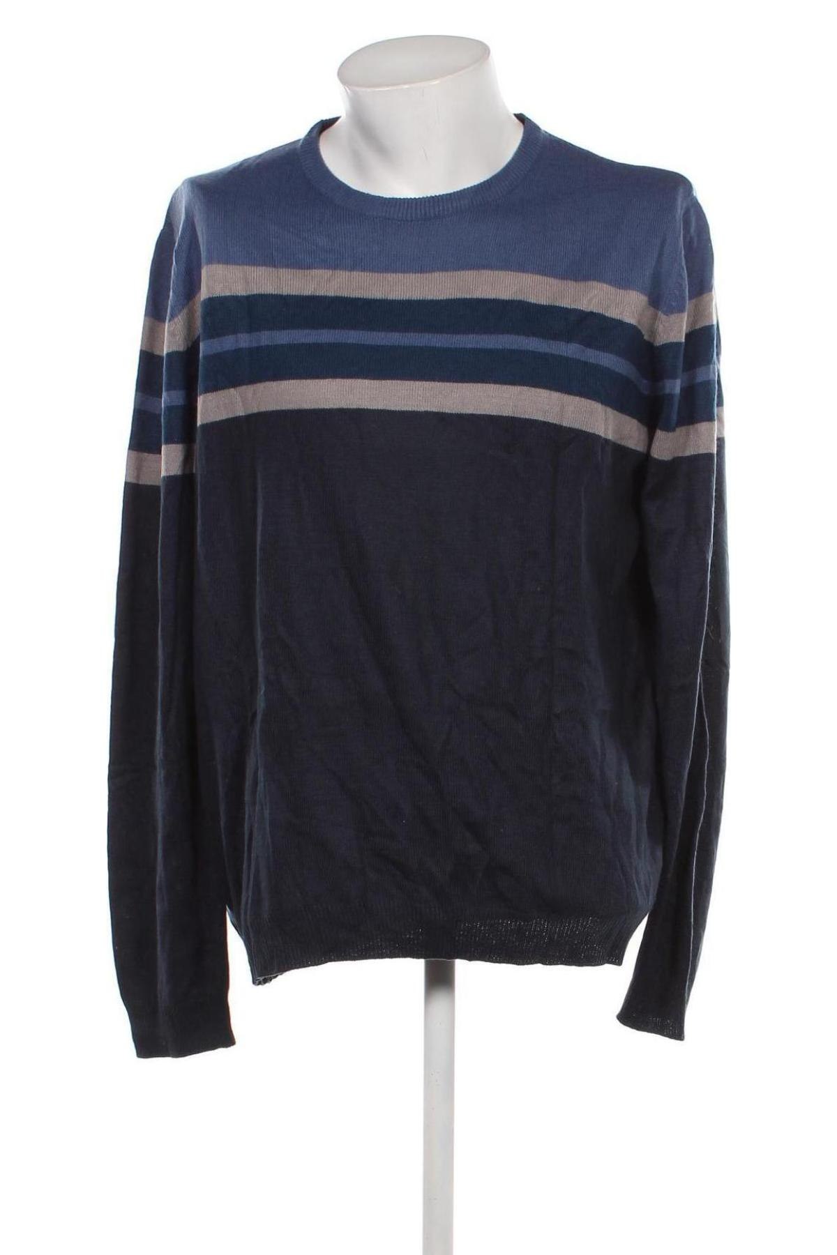 Ανδρικό πουλόβερ In Extenso, Μέγεθος XXL, Χρώμα Μπλέ, Τιμή 17,94 €