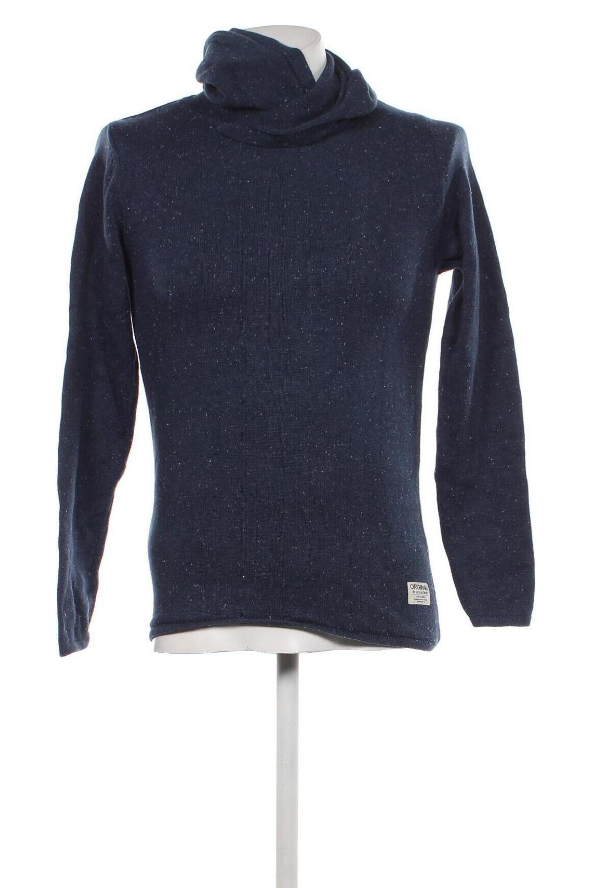 Ανδρικό πουλόβερ Jack & Jones, Μέγεθος S, Χρώμα Μπλέ, Τιμή 4,90 €