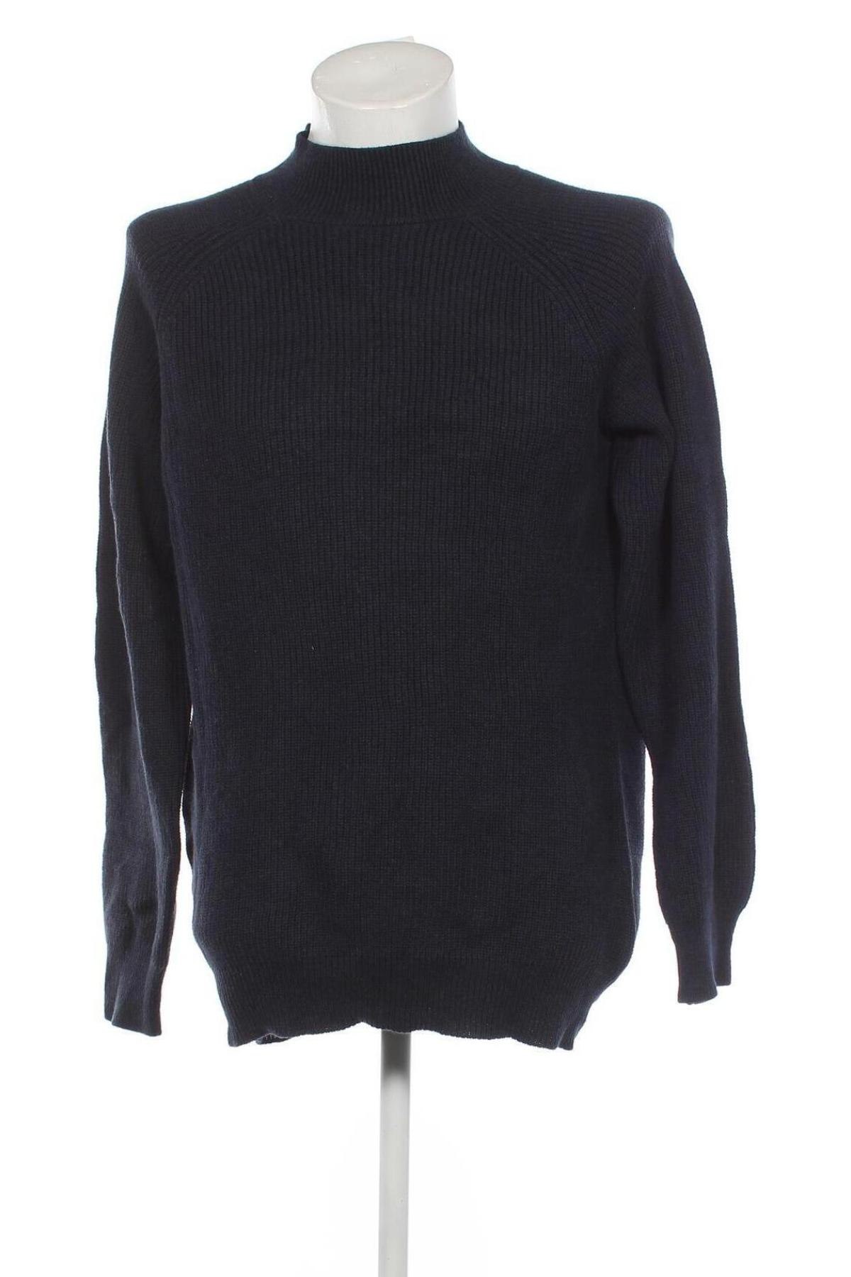 Ανδρικό πουλόβερ Kiabi, Μέγεθος XXL, Χρώμα Μπλέ, Τιμή 8,61 €