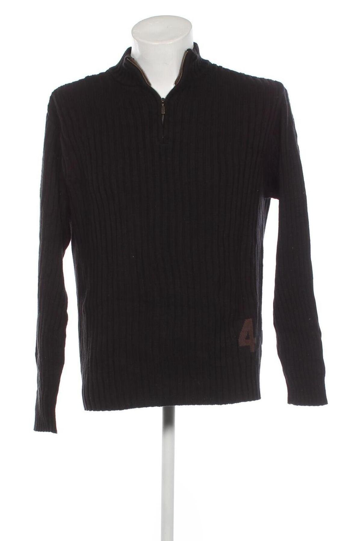 Мъжки пуловер Lerros, Размер L, Цвят Черен, Цена 11,52 лв.