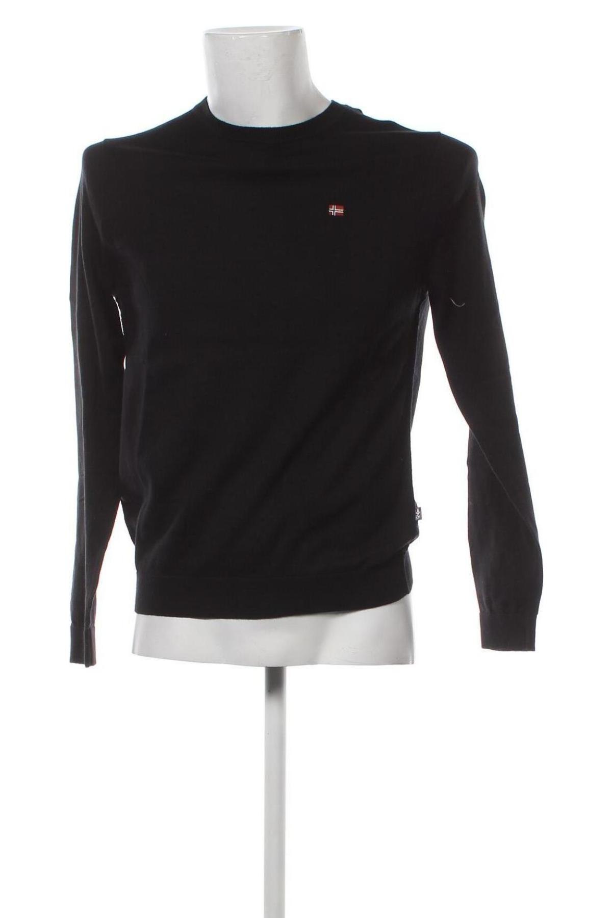 Мъжки пуловер Napapijri, Размер S, Цвят Черен, Цена 118,42 лв.