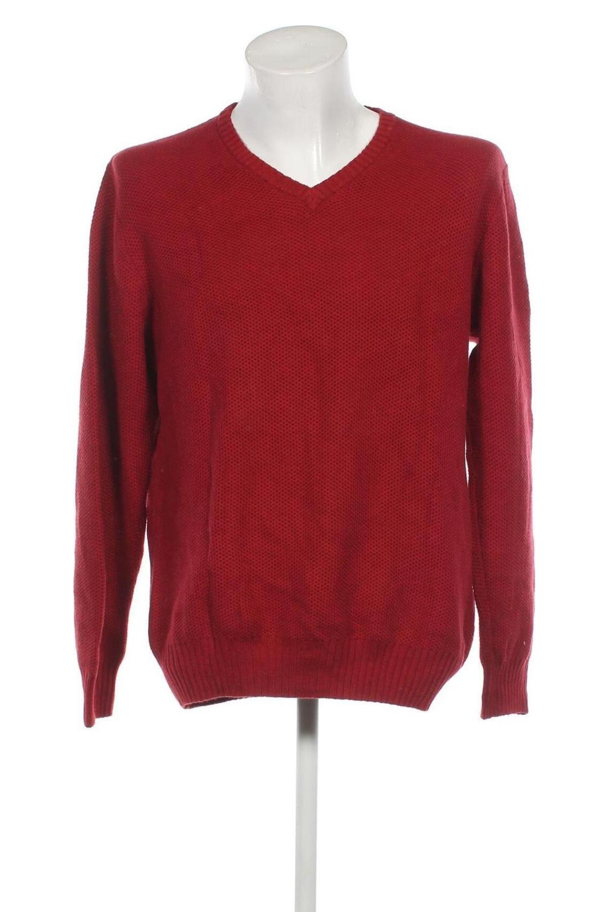 Ανδρικό πουλόβερ Nils Sundstrom, Μέγεθος L, Χρώμα Κόκκινο, Τιμή 6,28 €