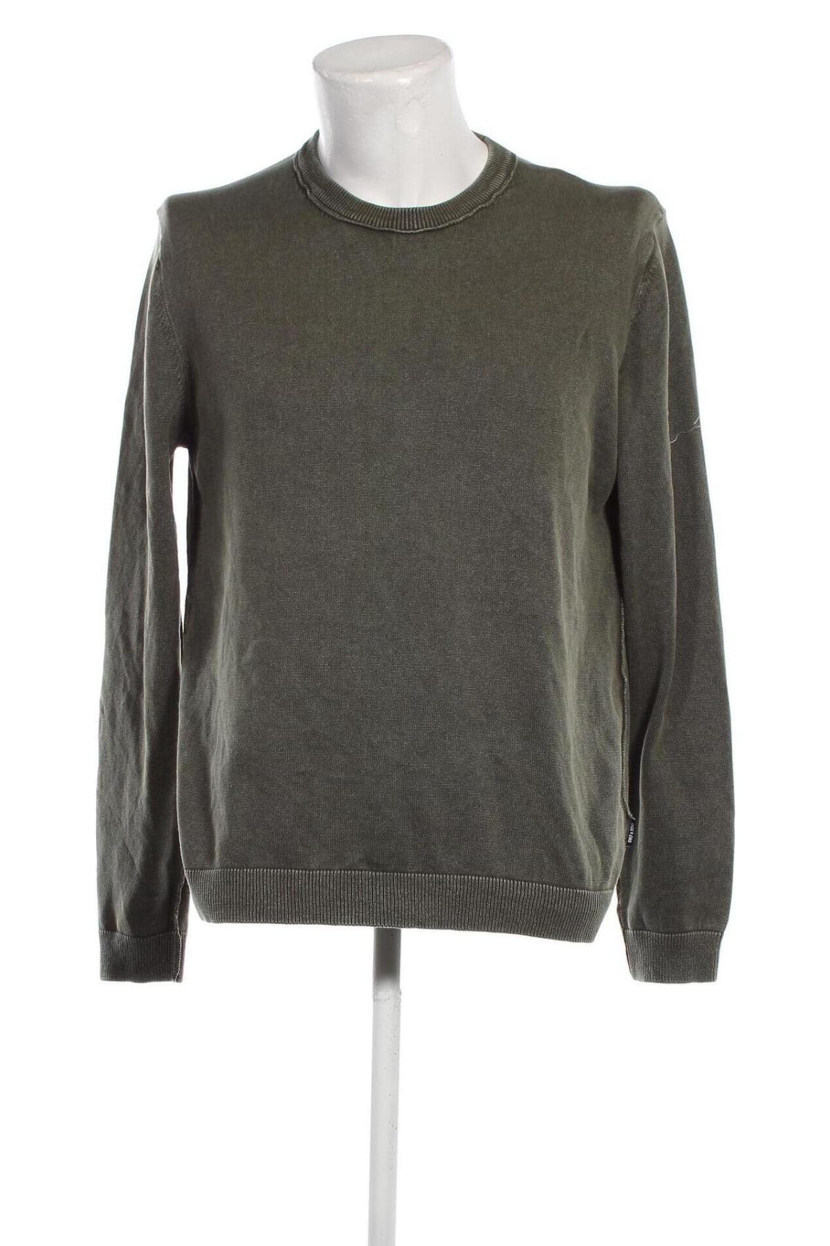 Мъжки пуловер Only & Sons, Размер XL, Цвят Зелен, Цена 46,00 лв.