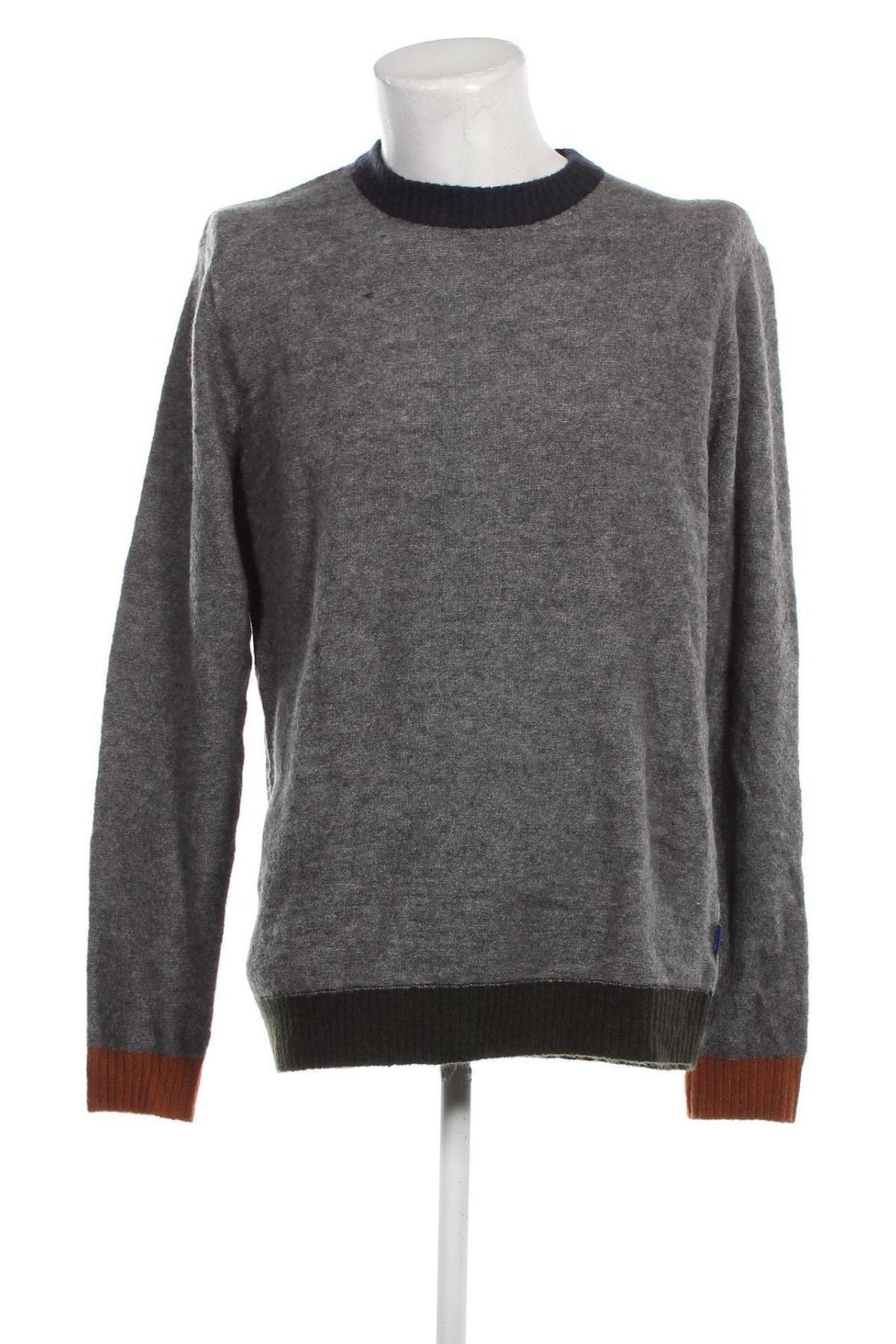 Ανδρικό πουλόβερ Originals By Jack & Jones, Μέγεθος L, Χρώμα Γκρί, Τιμή 35,05 €