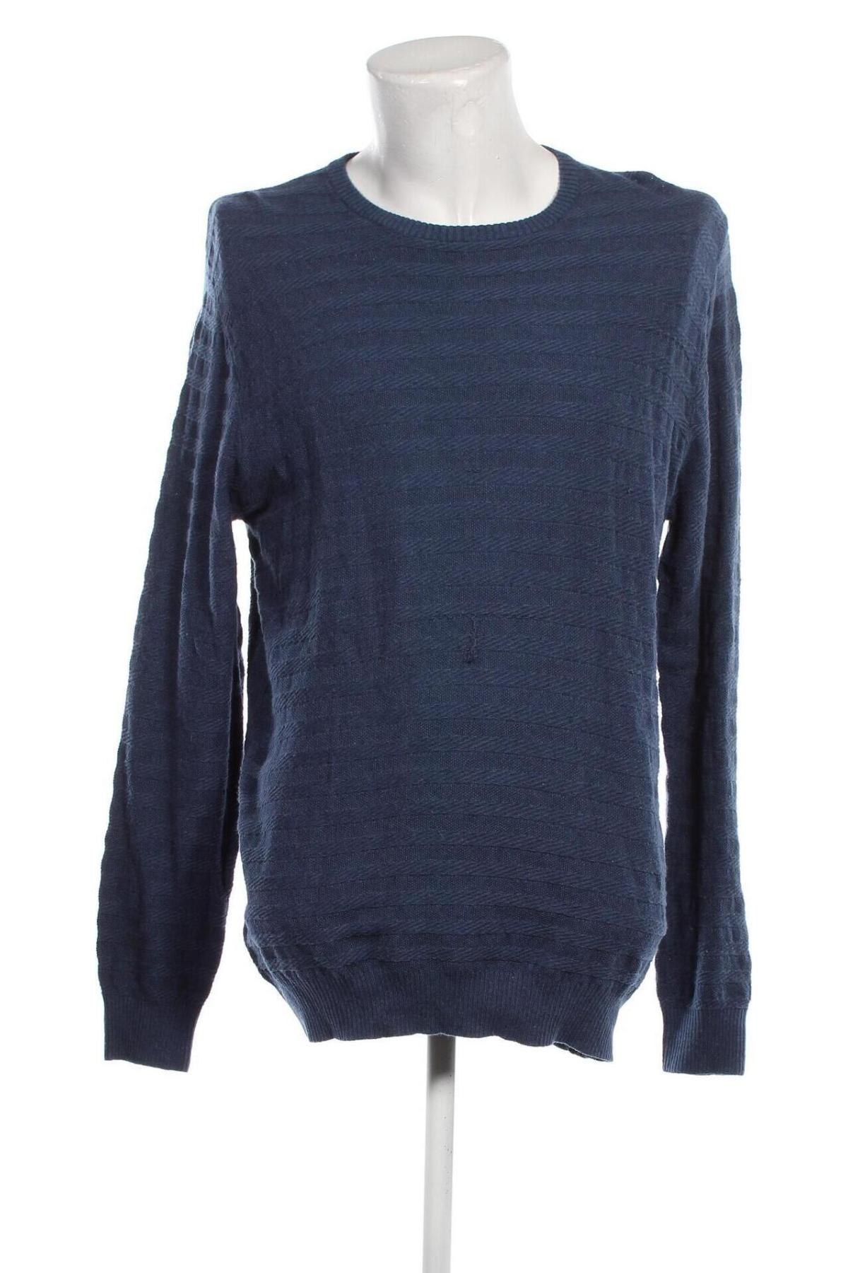 Ανδρικό πουλόβερ Oviesse, Μέγεθος XXL, Χρώμα Μπλέ, Τιμή 10,67 €