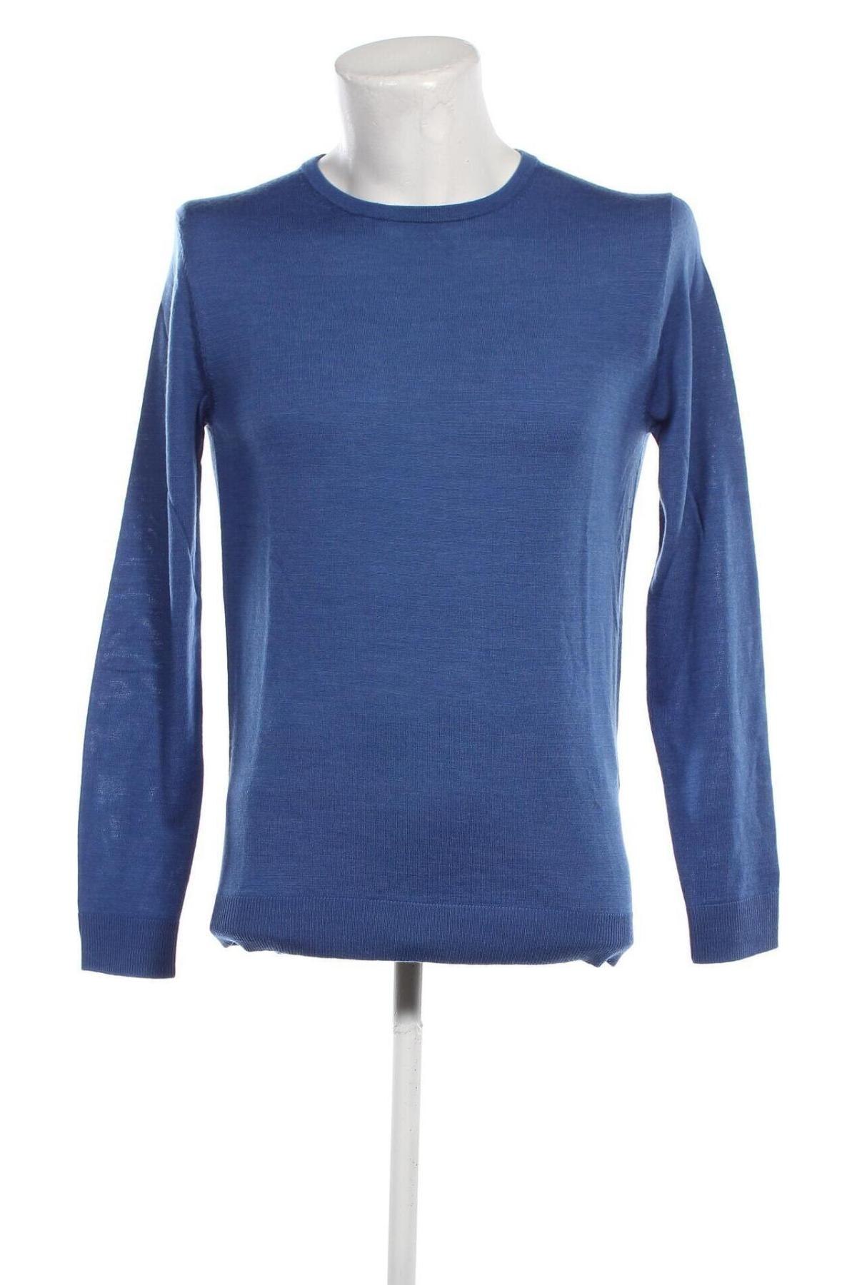 Мъжки пуловер Selected Homme, Размер S, Цвят Син, Цена 68,00 лв.