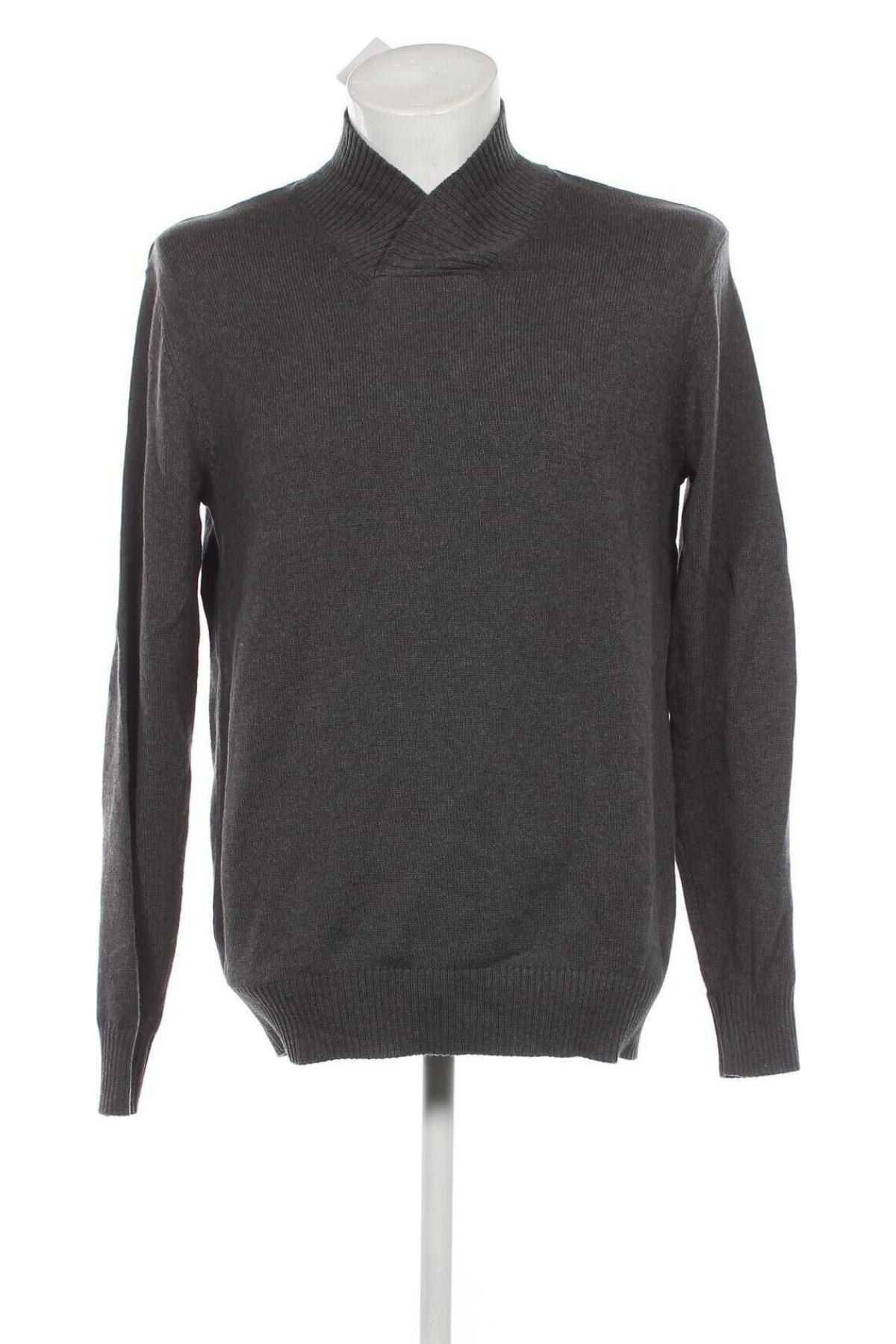 Мъжки пуловер Selected Homme, Размер L, Цвят Сив, Цена 37,40 лв.
