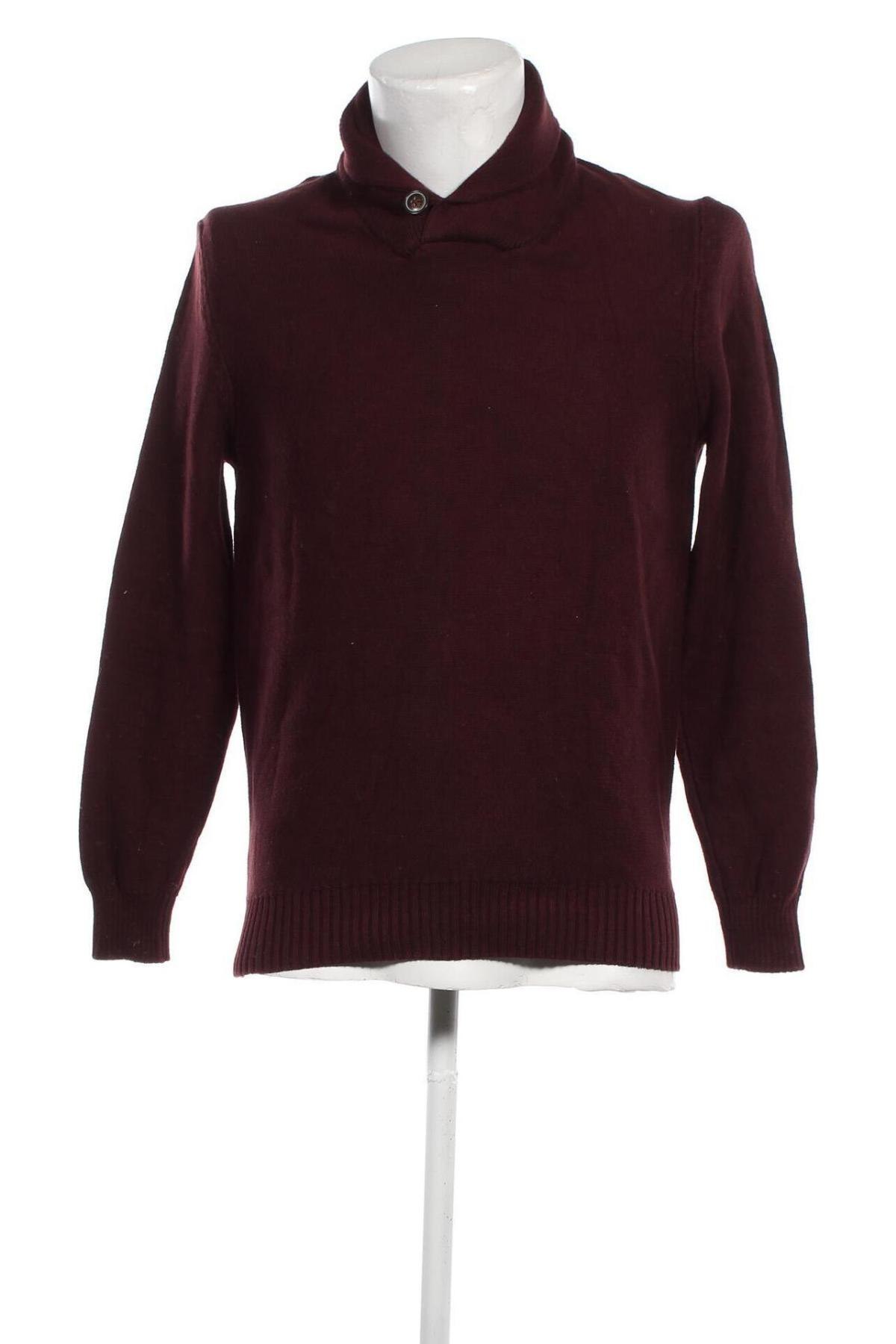 Мъжки пуловер Springfield, Размер M, Цвят Червен, Цена 24,00 лв.