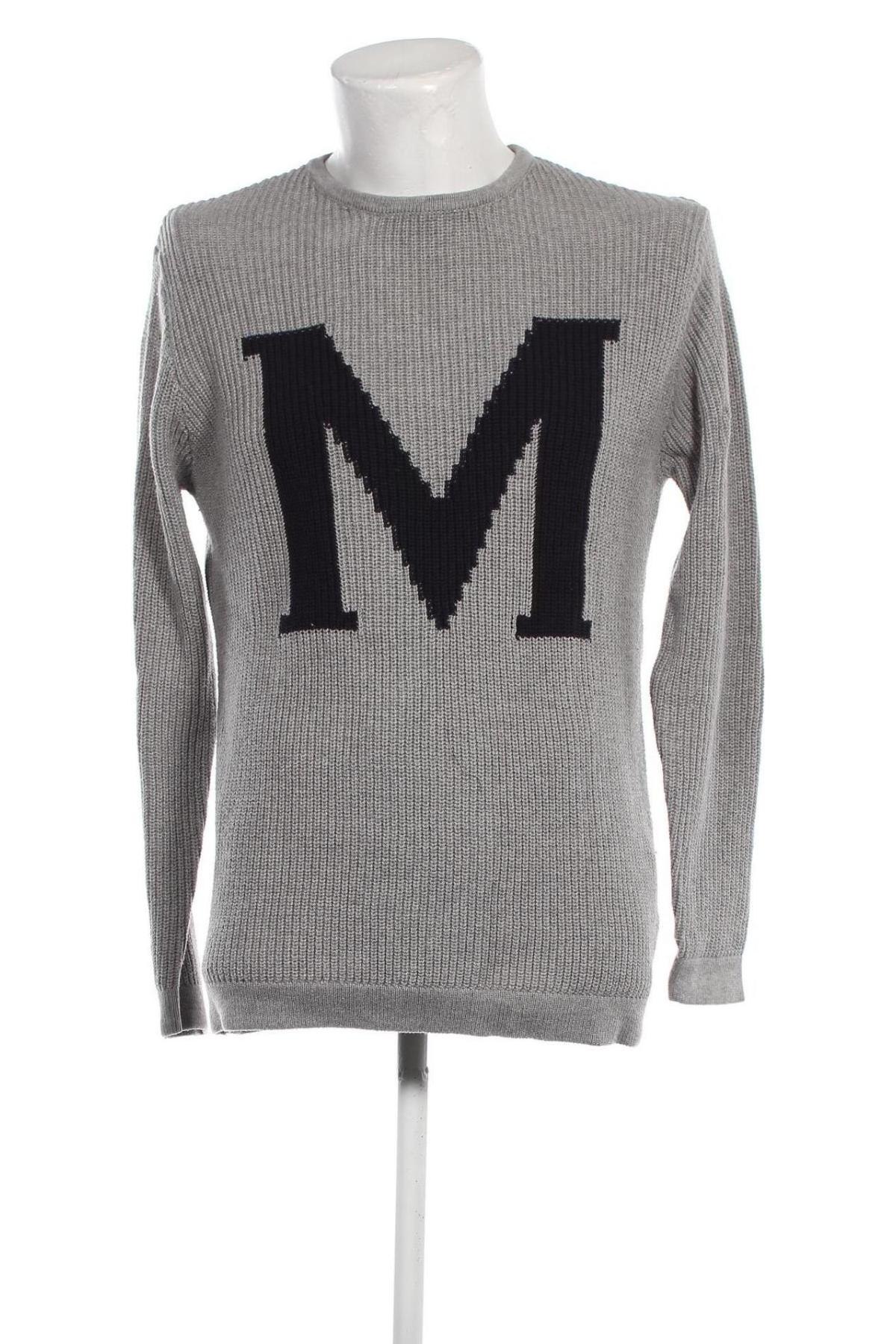 Мъжки пуловер Springfield, Размер M, Цвят Сив, Цена 18,36 лв.