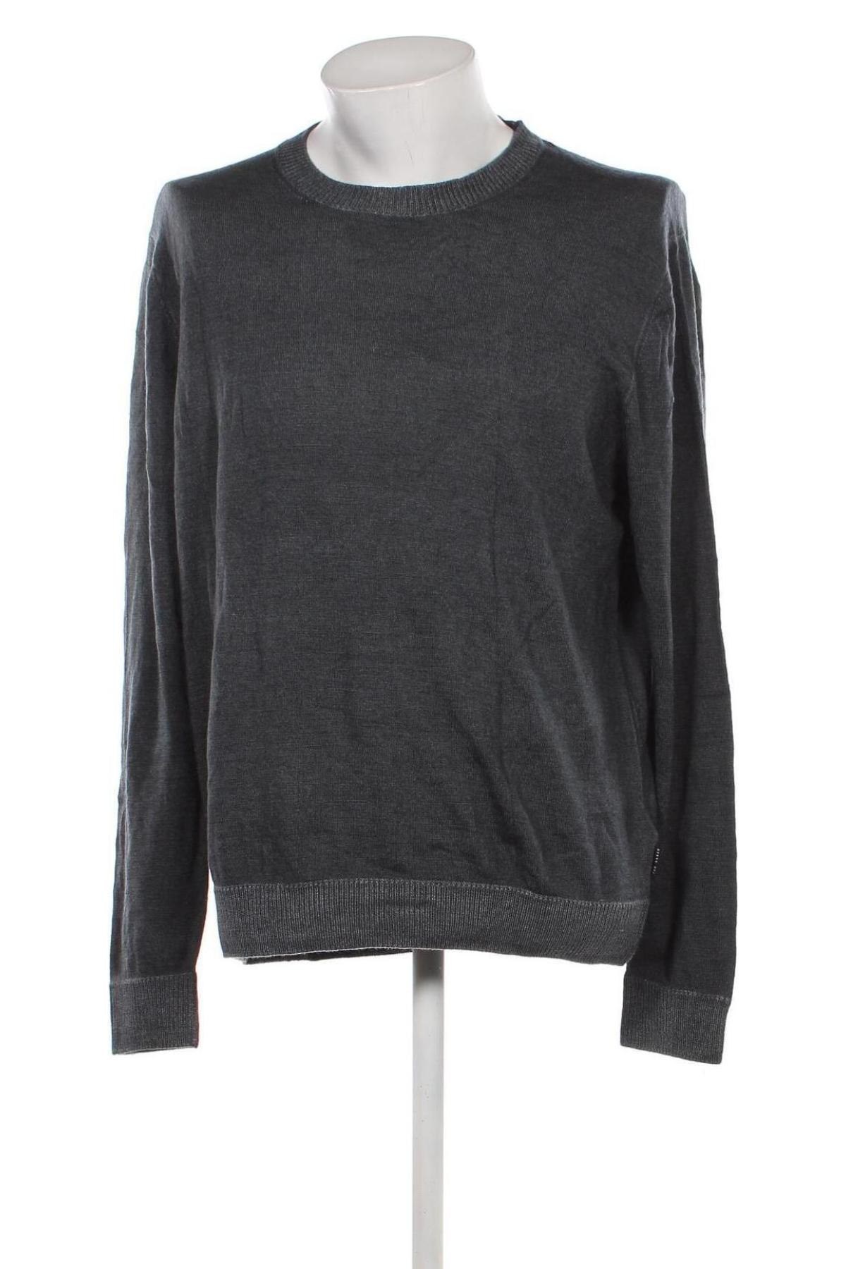 Мъжки пуловер Ted Baker, Размер XXL, Цвят Сив, Цена 81,00 лв.