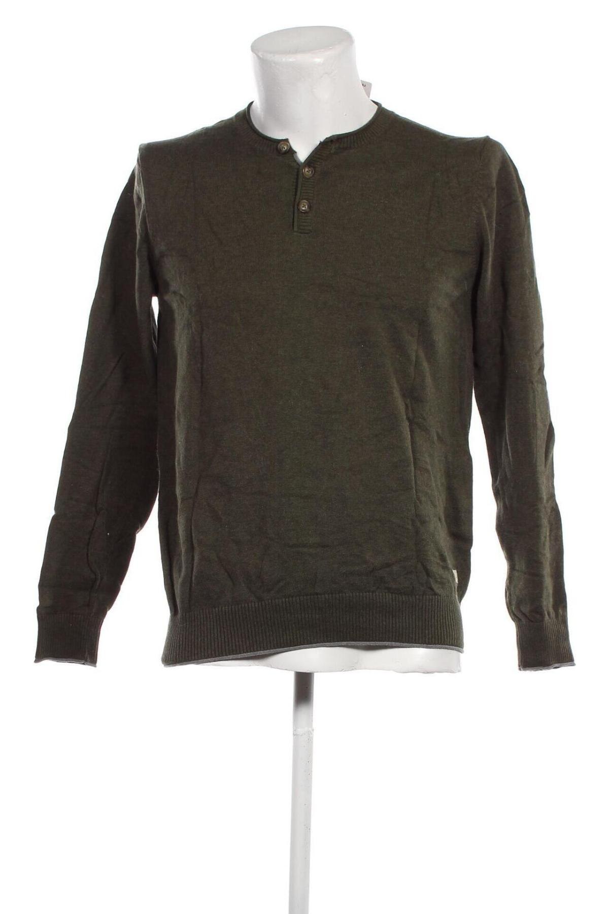 Мъжки пуловер White Stuff, Размер L, Цвят Зелен, Цена 27,28 лв.