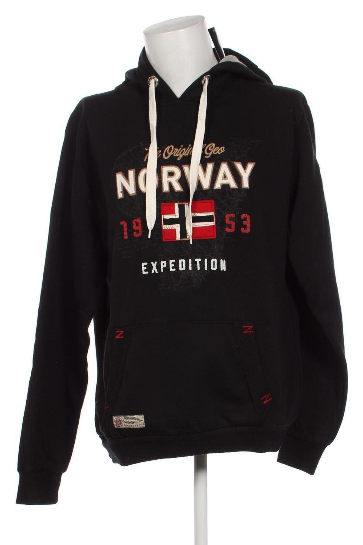 Férfi sweatshirt Geographical Norway, Méret XXL, Szín Fekete, Ár 25 370 Ft