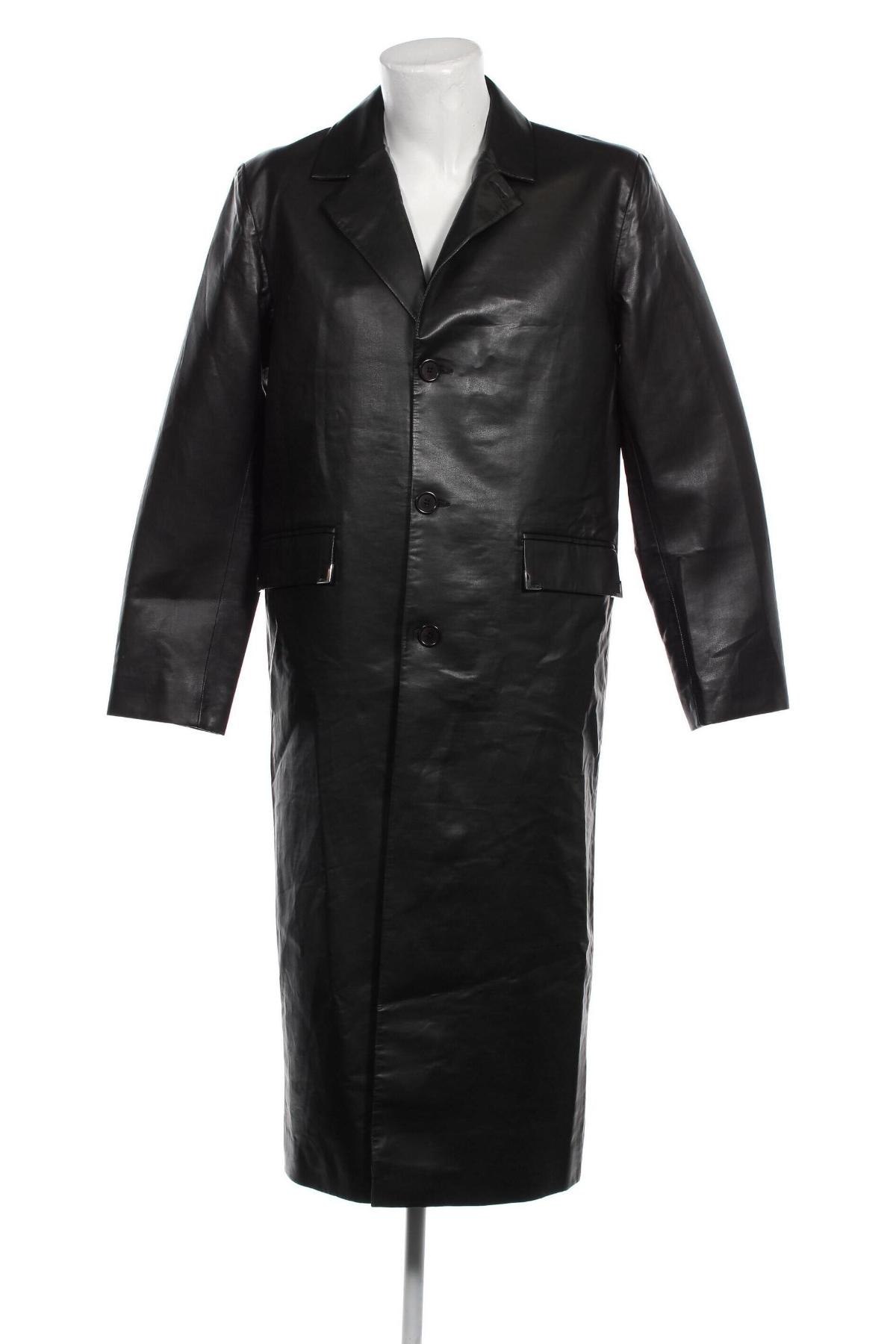 Мъжко кожено яке Han Kjobenhavn, Размер L, Цвят Черен, Цена 582,30 лв.