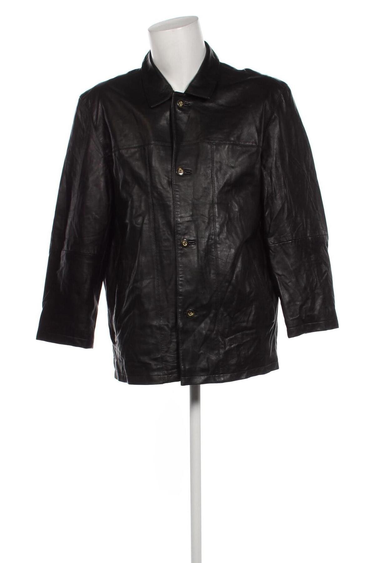 Pánská kožená bunda  Peter Hahn, Velikost L, Barva Černá, Cena  1 586,00 Kč