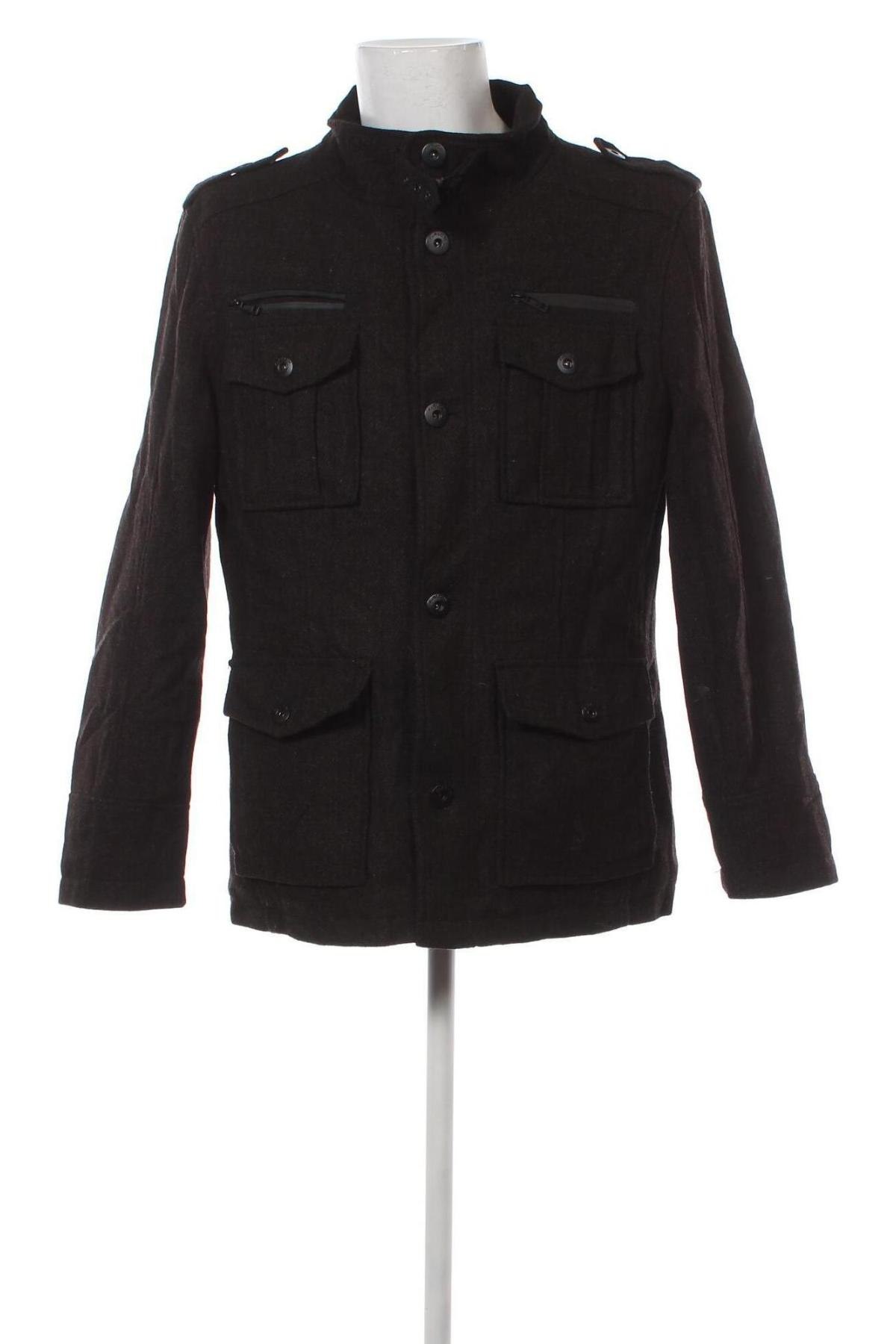 Мъжко палто Angelo Litrico, Размер L, Цвят Сив, Цена 16,05 лв.