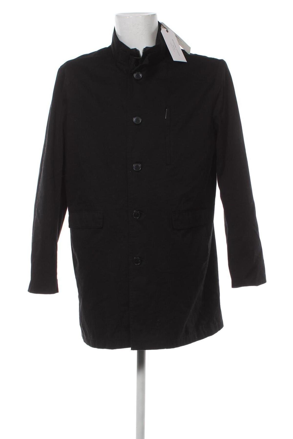 Palton de bărbați Selected Homme, Mărime XL, Culoare Negru, Preț 129,08 Lei