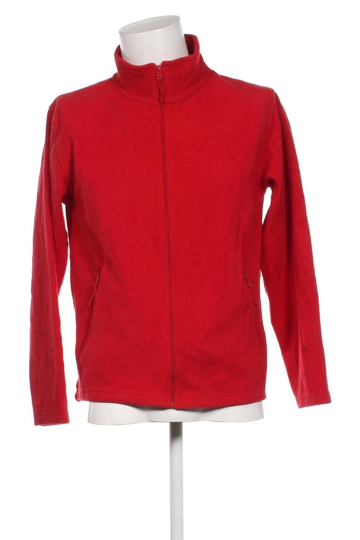 Ανδρική ζακέτα fleece B&C Collection, Μέγεθος L, Χρώμα Κόκκινο, Τιμή 24,12 €