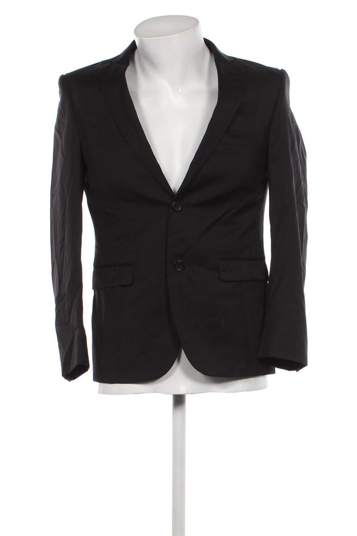 Ανδρικό σακάκι Dressmann, Μέγεθος M, Χρώμα Μαύρο, Τιμή 5,59 €