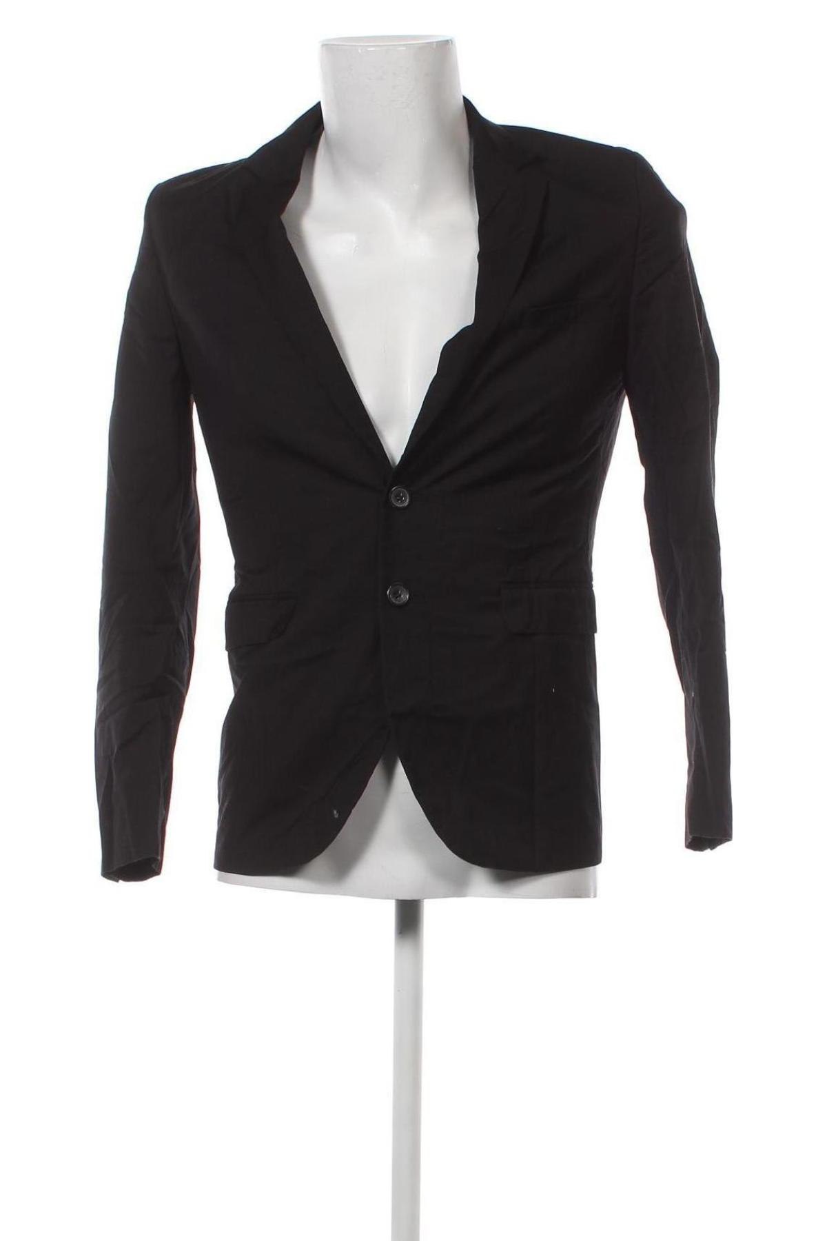 Мъжко сако H&M, Размер S, Цвят Черен, Цена 9,24 лв.