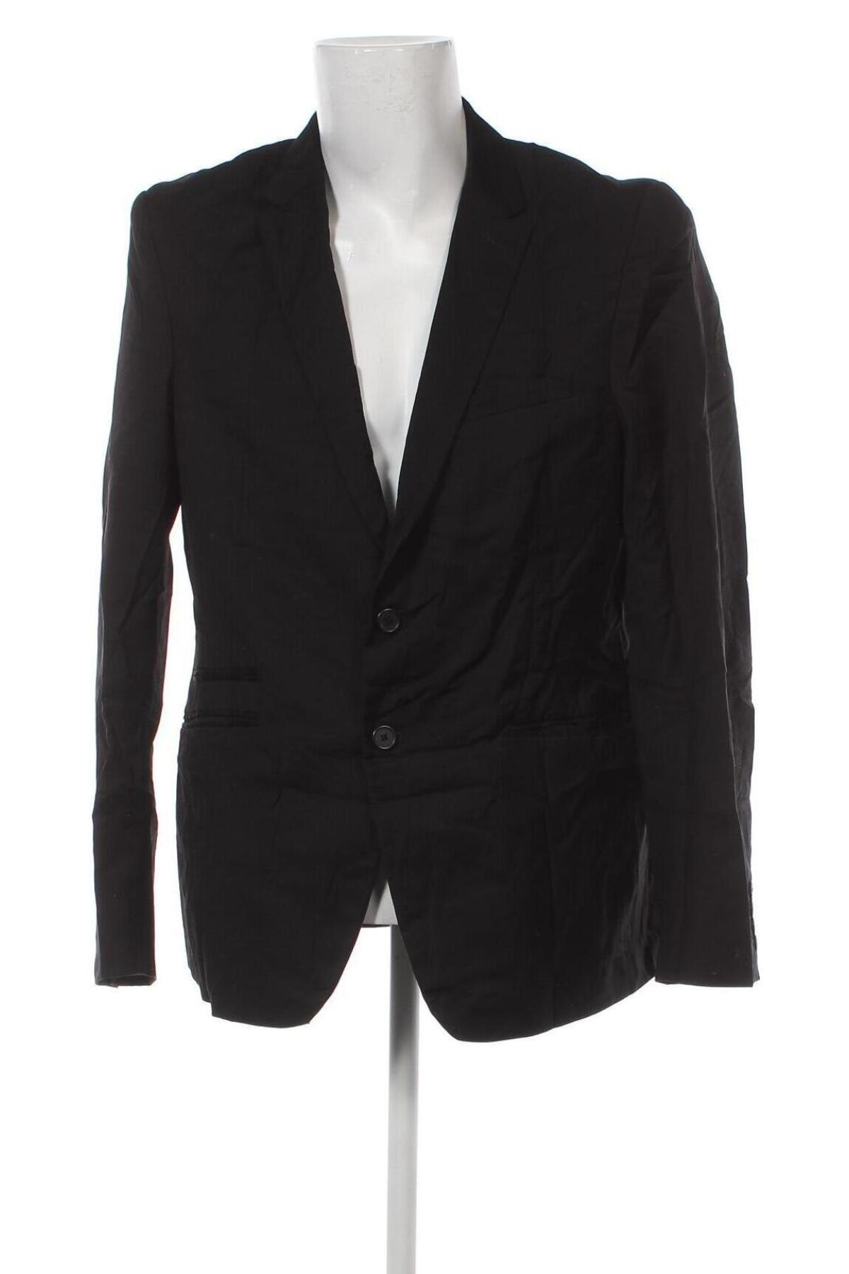 Ανδρικό σακάκι WE, Μέγεθος XL, Χρώμα Μαύρο, Τιμή 2,72 €
