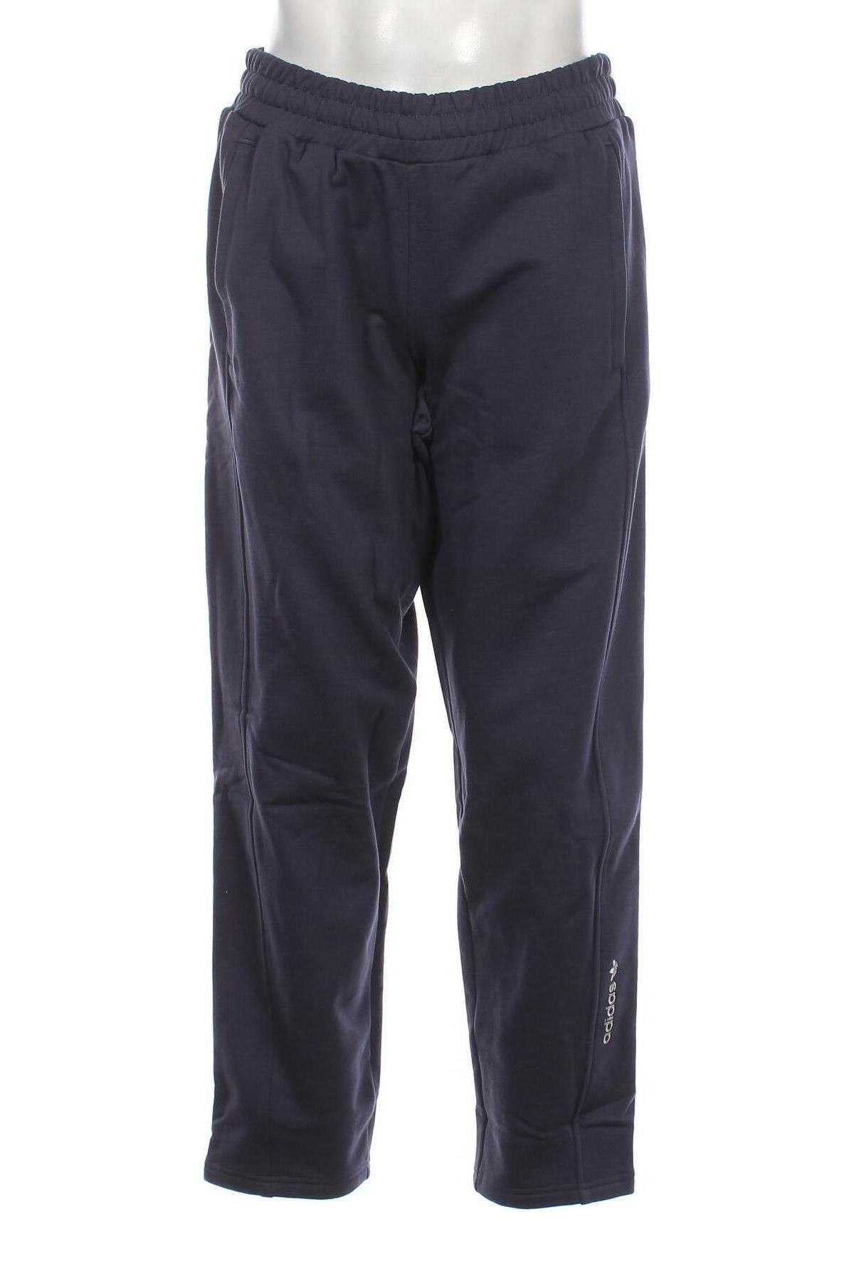 Pantaloni trening de bărbați Adidas Originals, Mărime L, Culoare Albastru, Preț 243,25 Lei