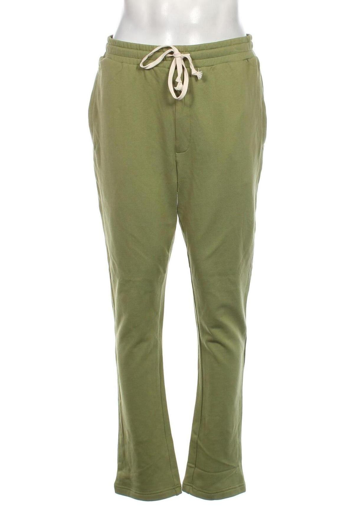 Pantaloni trening de bărbați Urban Classics, Mărime L, Culoare Verde, Preț 72,83 Lei
