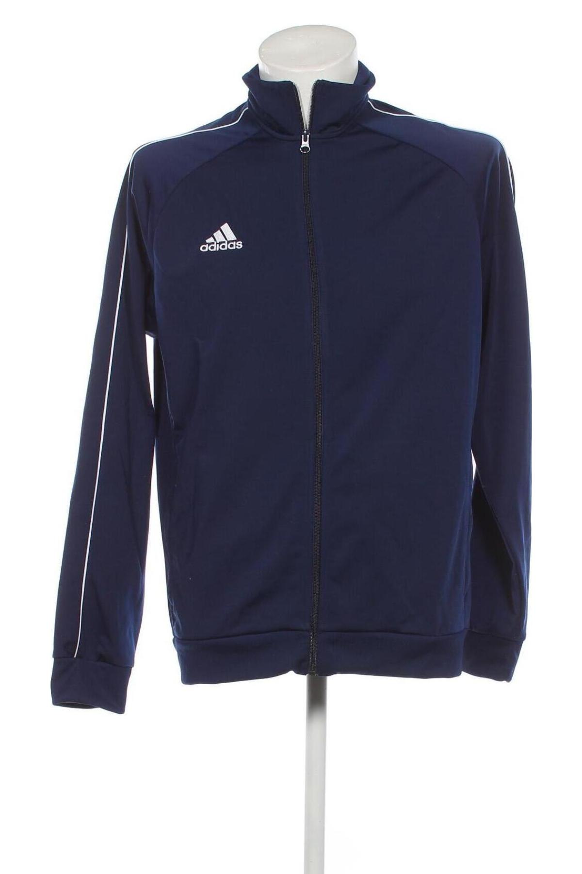 Ανδρική αθλητική ζακέτα Adidas, Μέγεθος L, Χρώμα Μπλέ, Τιμή 74,69 €