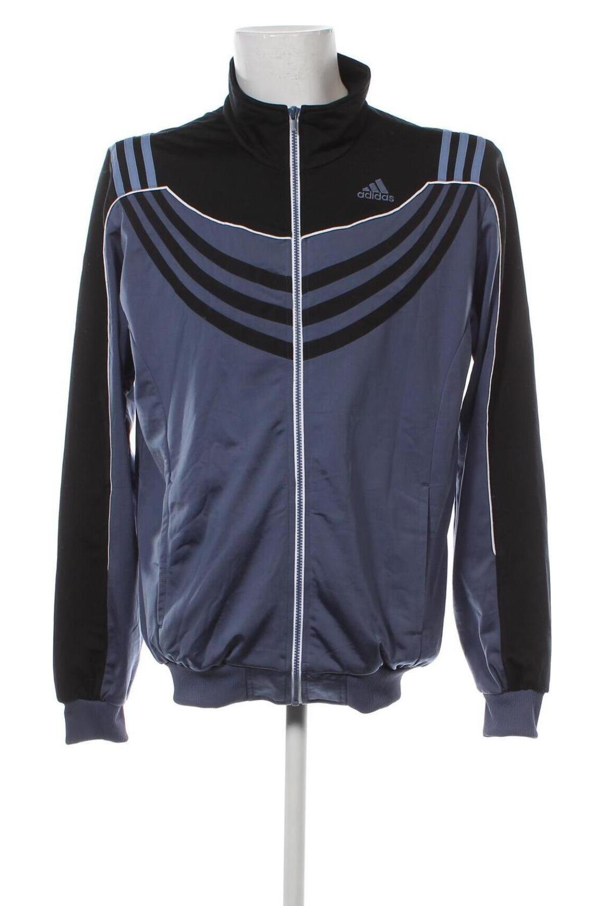 Herren Sportoberteil Adidas, Größe L, Farbe Blau, Preis 37,58 €
