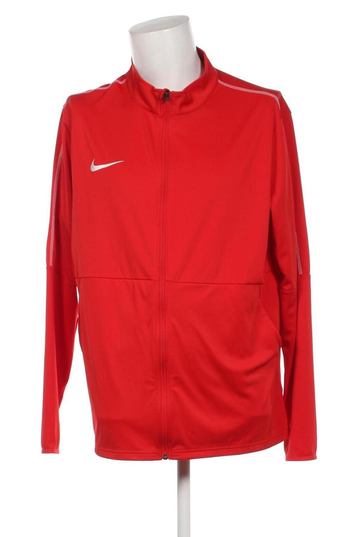 Мъжко спортно горнище Nike, Размер XXL, Цвят Червен, Цена 118,27 лв.