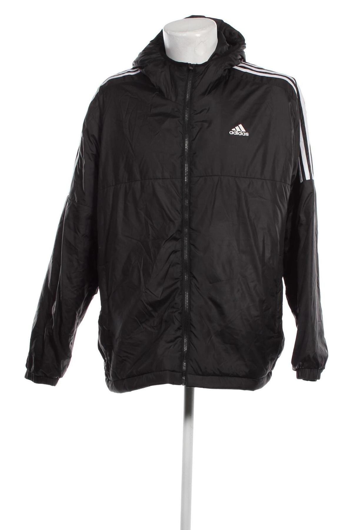 Ανδρικό αθλητικό μπουφάν Adidas, Μέγεθος XXL, Χρώμα Μαύρο, Τιμή 86,18 €