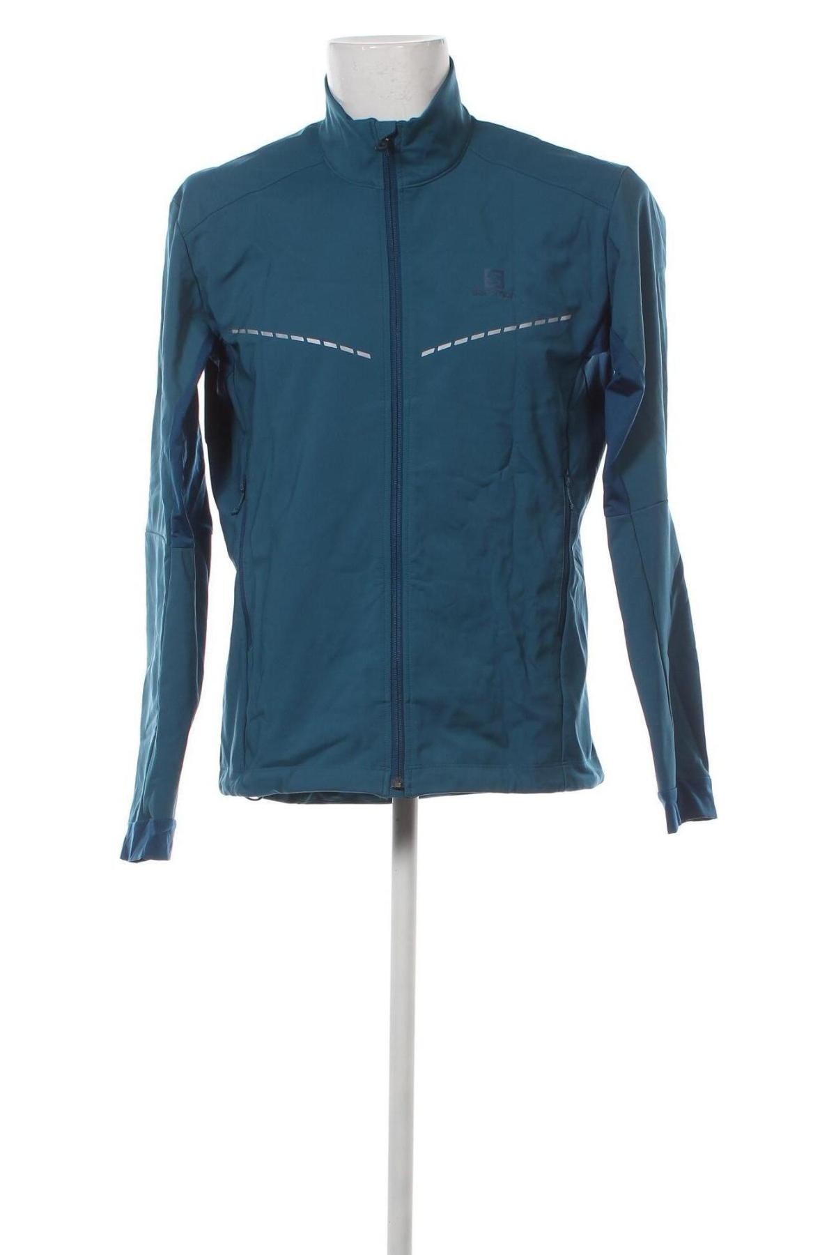 Pánska športová bunda  Salomon, Veľkosť L, Farba Modrá, Cena  43,90 €