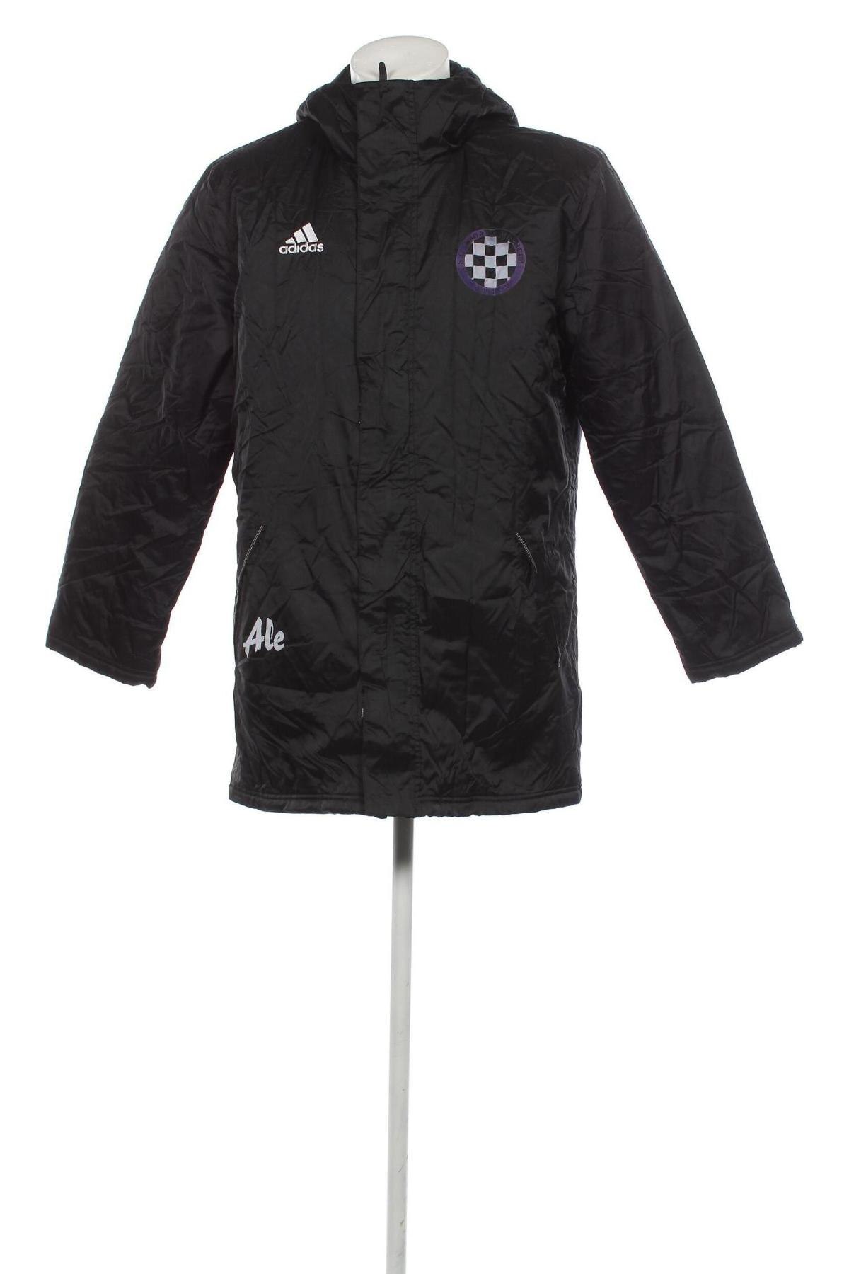 Ανδρικό μπουφάν Adidas, Μέγεθος M, Χρώμα Μαύρο, Τιμή 34,88 €