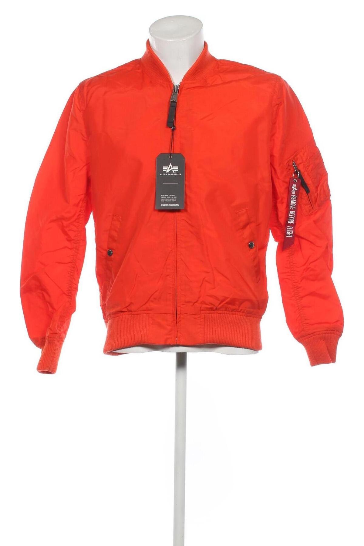 Herrenjacke Alpha Industries, Größe L, Farbe Rot, Preis € 105,15