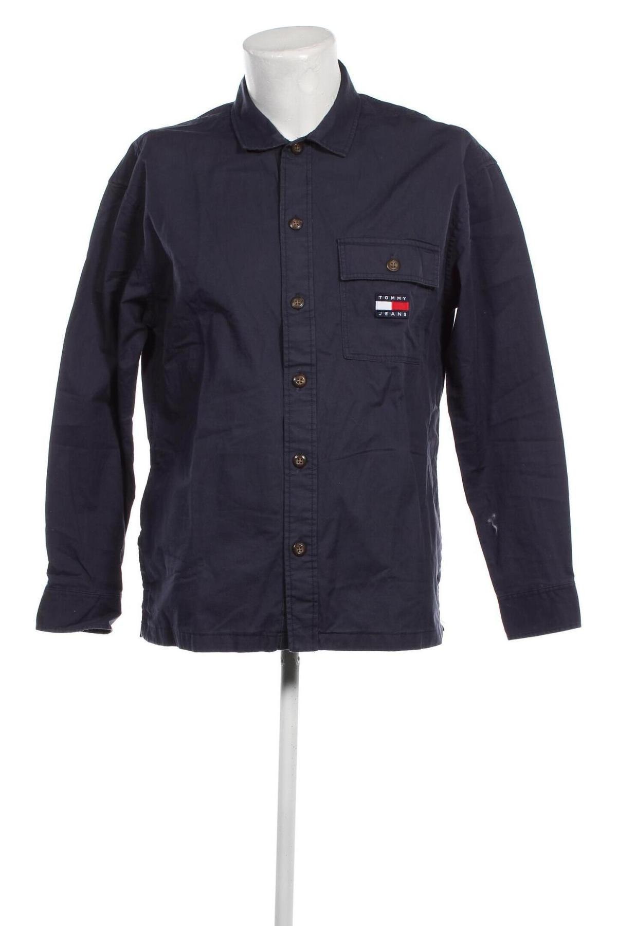 Ανδρικό μπουφάν Tommy Jeans, Μέγεθος L, Χρώμα Μπλέ, Τιμή 145,67 €