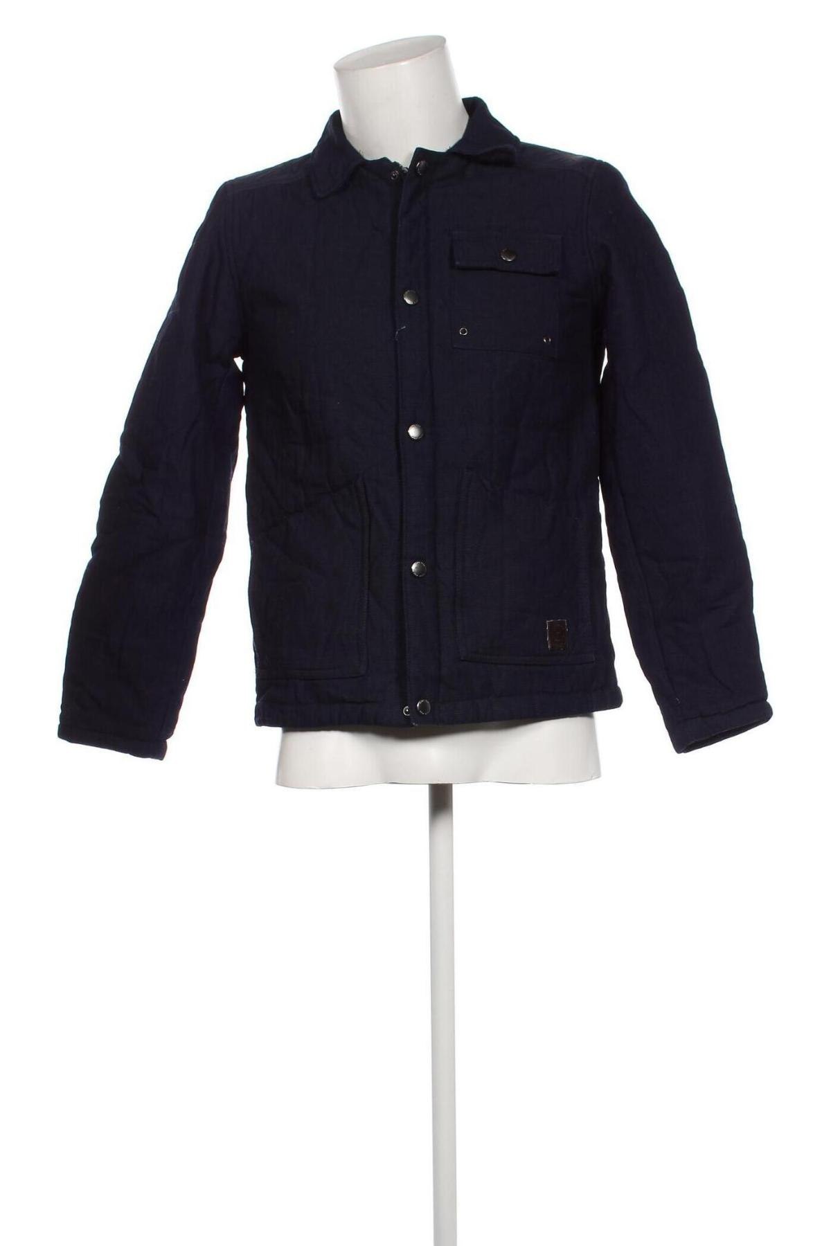 Ανδρικό μπουφάν Zara Man, Μέγεθος M, Χρώμα Μπλέ, Τιμή 21,03 €