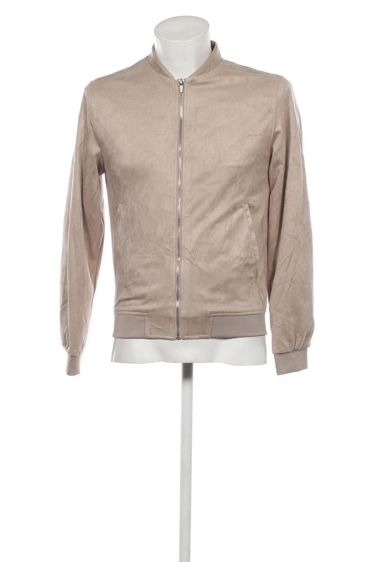 Ανδρικό μπουφάν Zara Man, Μέγεθος M, Χρώμα  Μπέζ, Τιμή 17,94 €