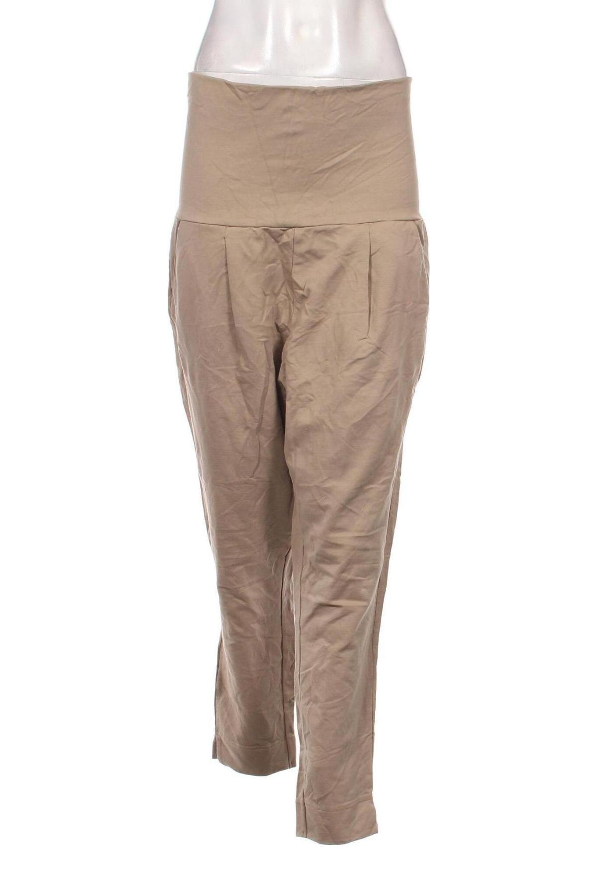 Pantaloni pentru gravide Nosh, Mărime L, Culoare Bej, Preț 161,18 Lei