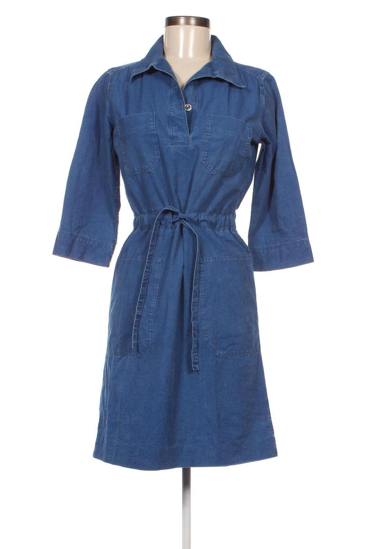 Kleid A.P.C., Größe XS, Farbe Blau, Preis 102,29 €