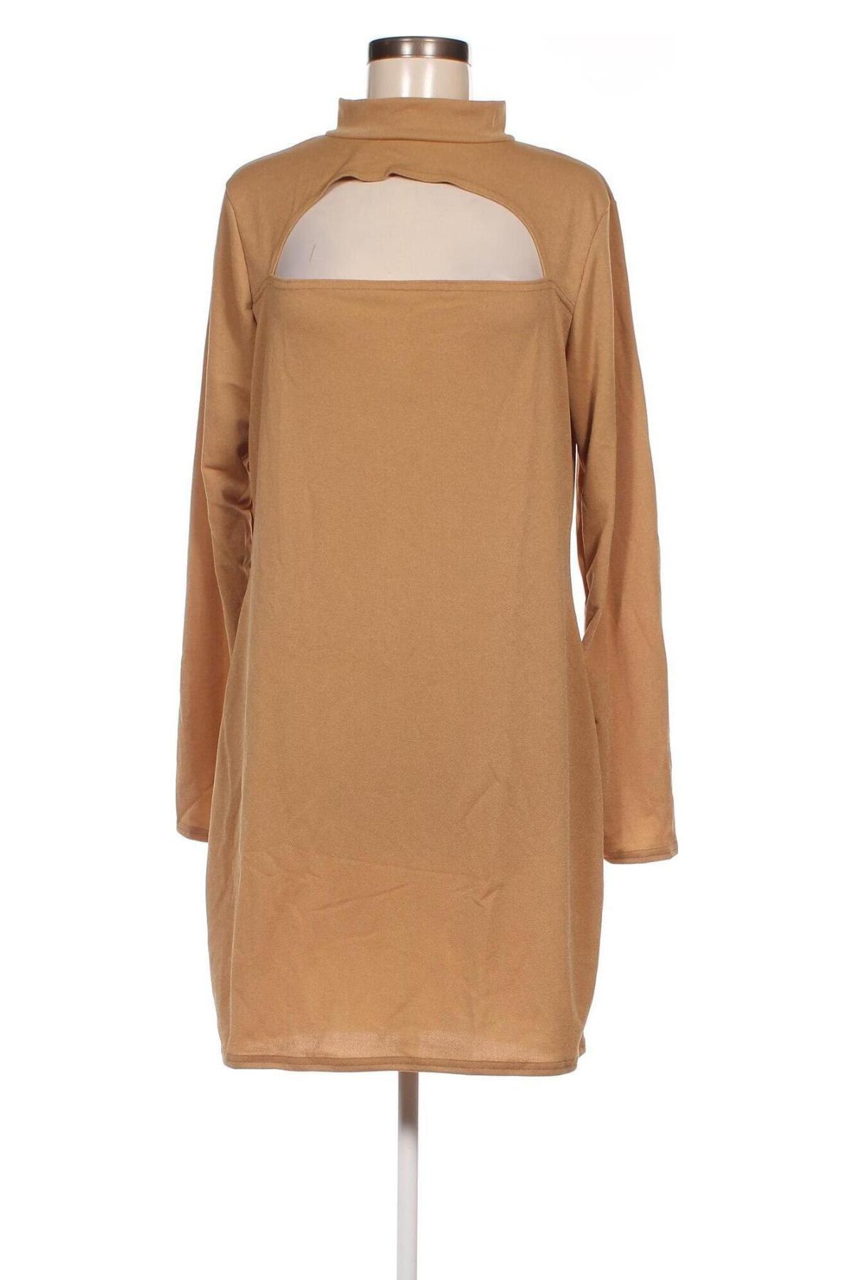 Kleid Boohoo, Größe XXL, Farbe Beige, Preis € 3,56