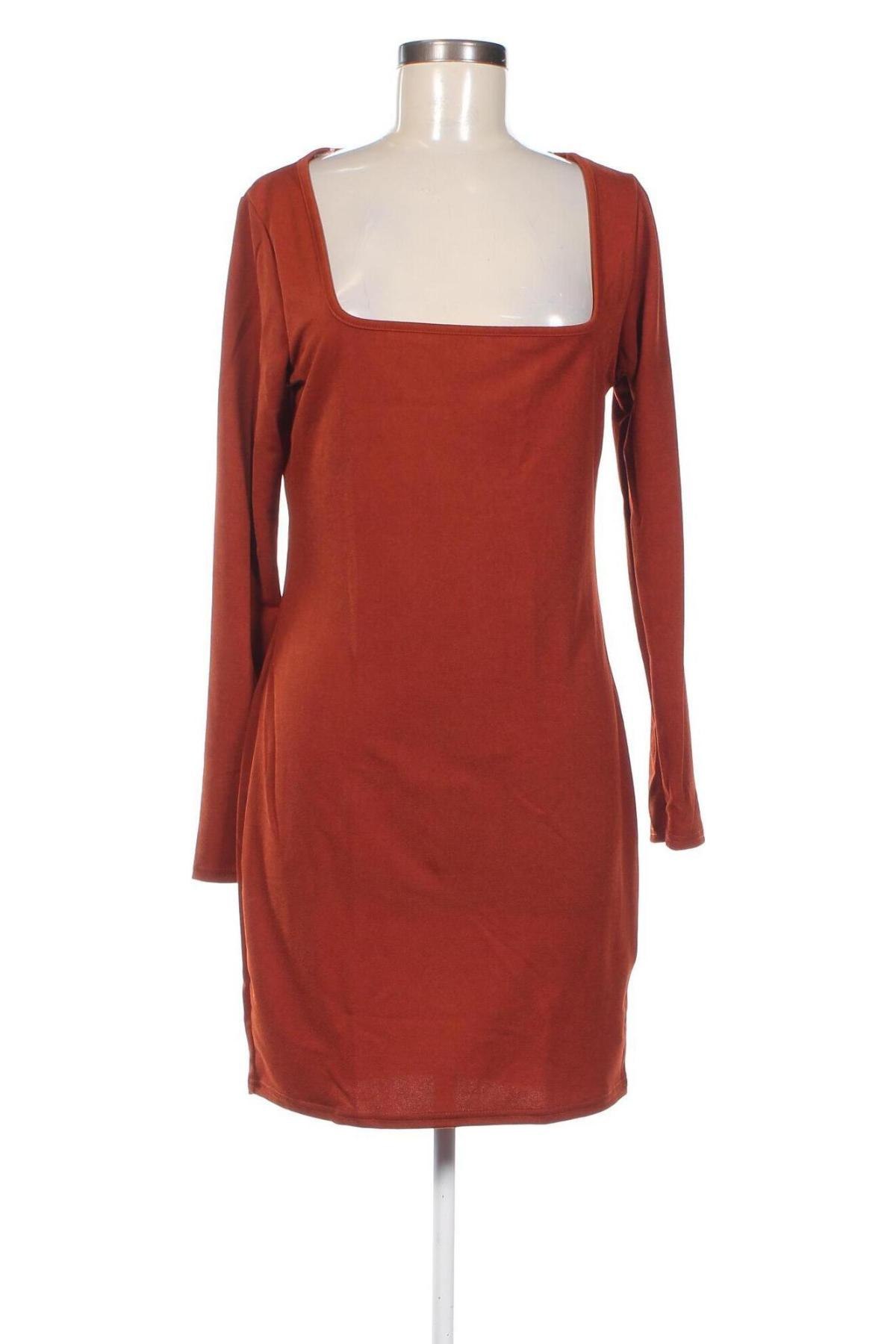 Kleid Boohoo, Größe L, Farbe Braun, Preis € 3,79