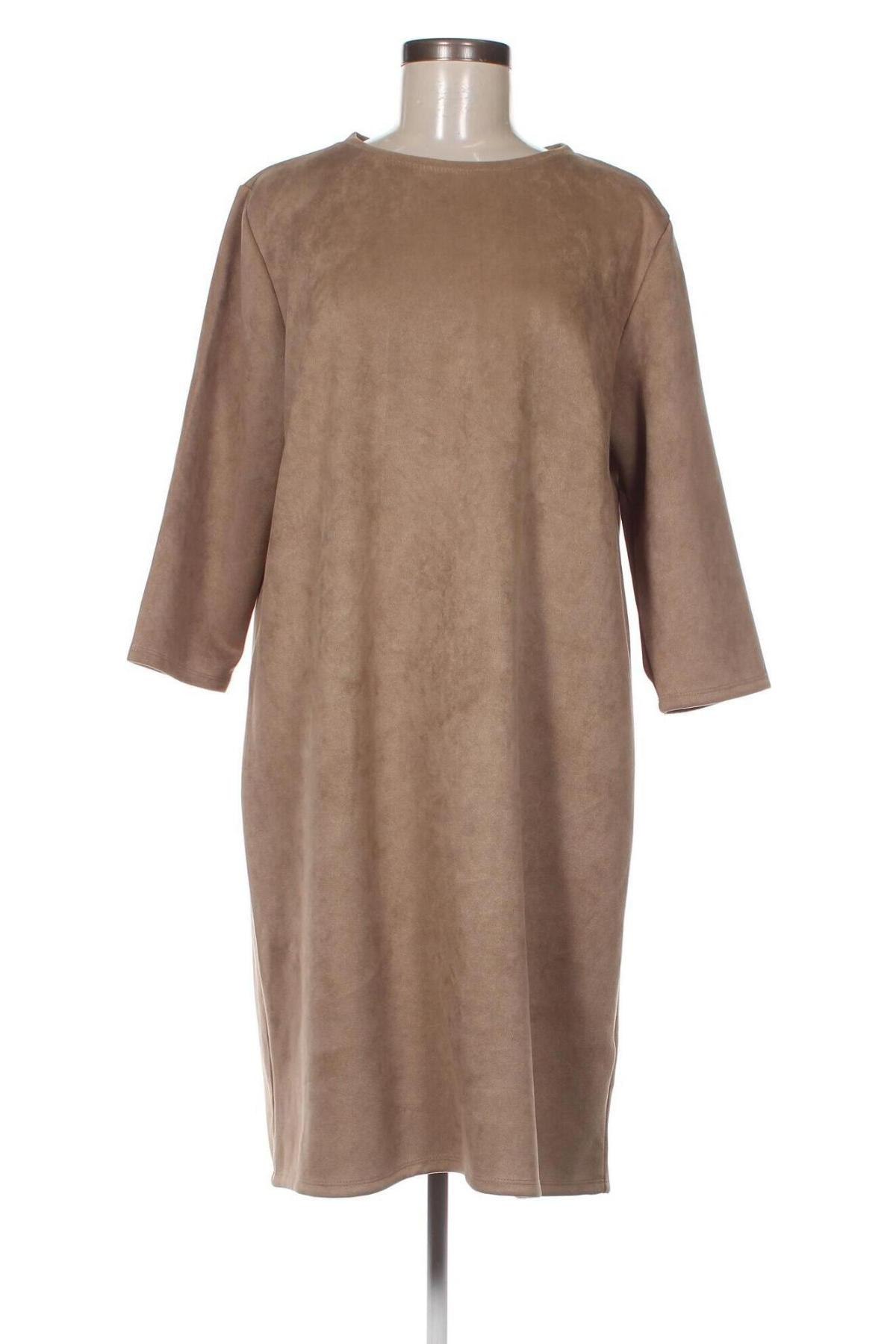 Kleid Jean Pascale, Größe XL, Farbe Braun, Preis 7,06 €