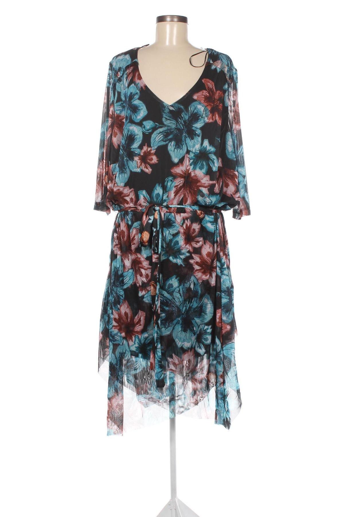 Kleid Sheego, Größe 4XL, Farbe Mehrfarbig, Preis 47,85 €
