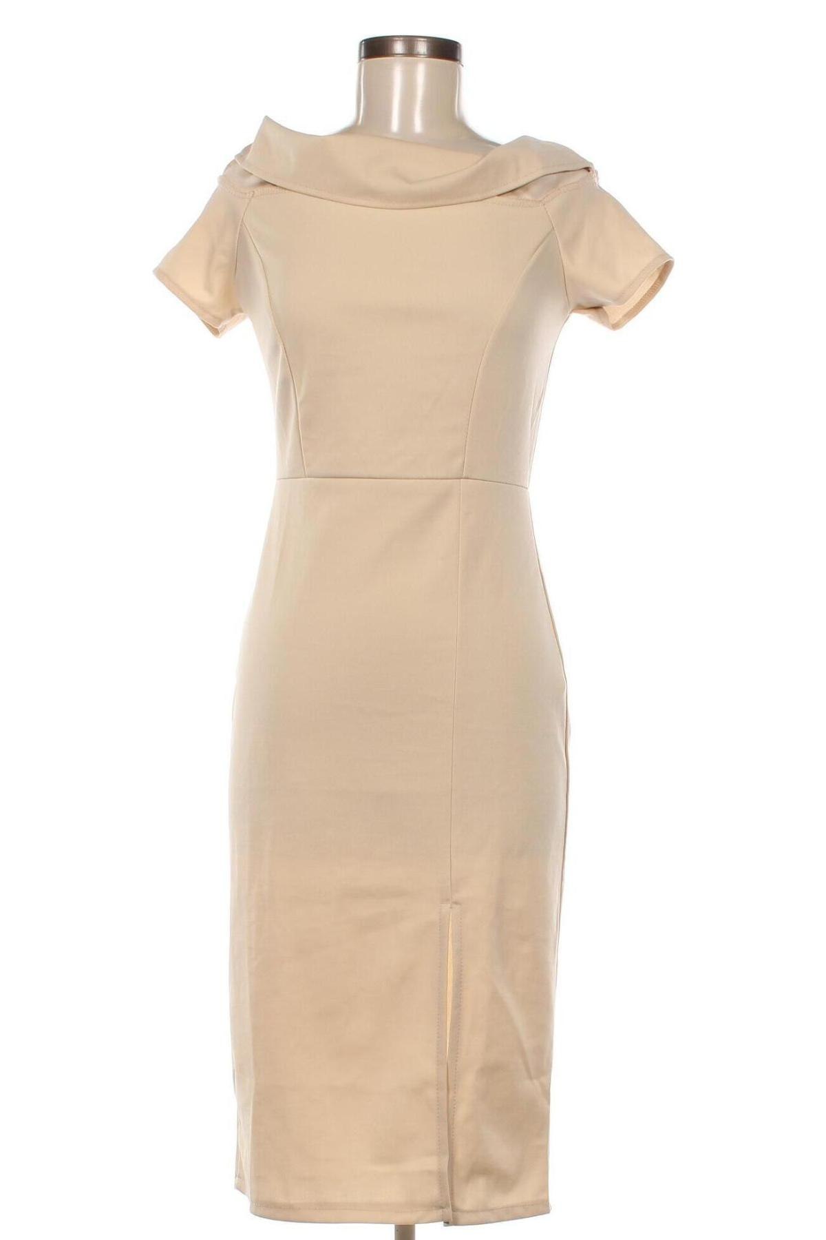 Φόρεμα Wal G, Μέγεθος S, Χρώμα  Μπέζ, Τιμή 7,89 €