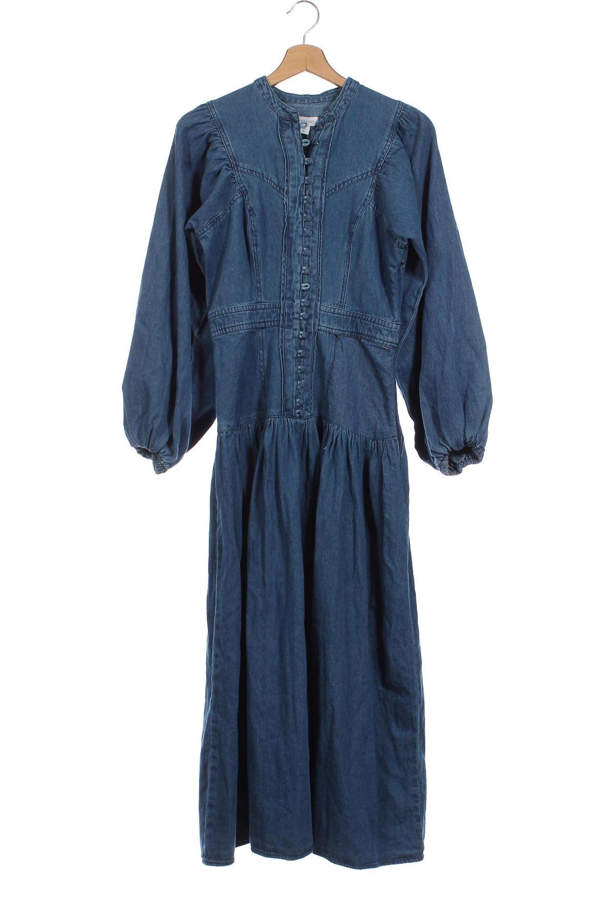 Φόρεμα Warehouse, Μέγεθος XS, Χρώμα Μπλέ, Τιμή 52,58 €