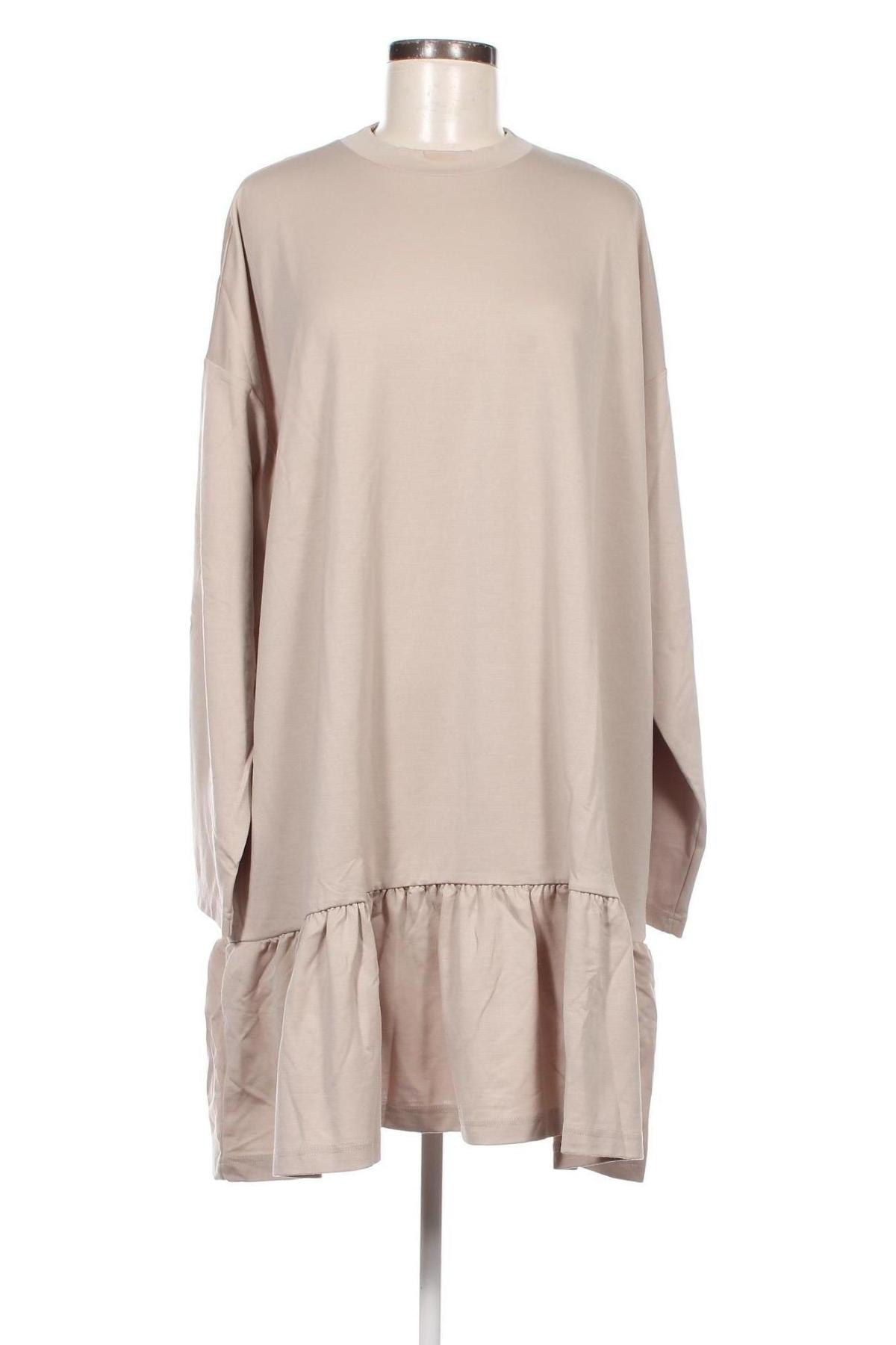 Kleid Weekday, Größe M, Farbe Beige, Preis 5,26 €